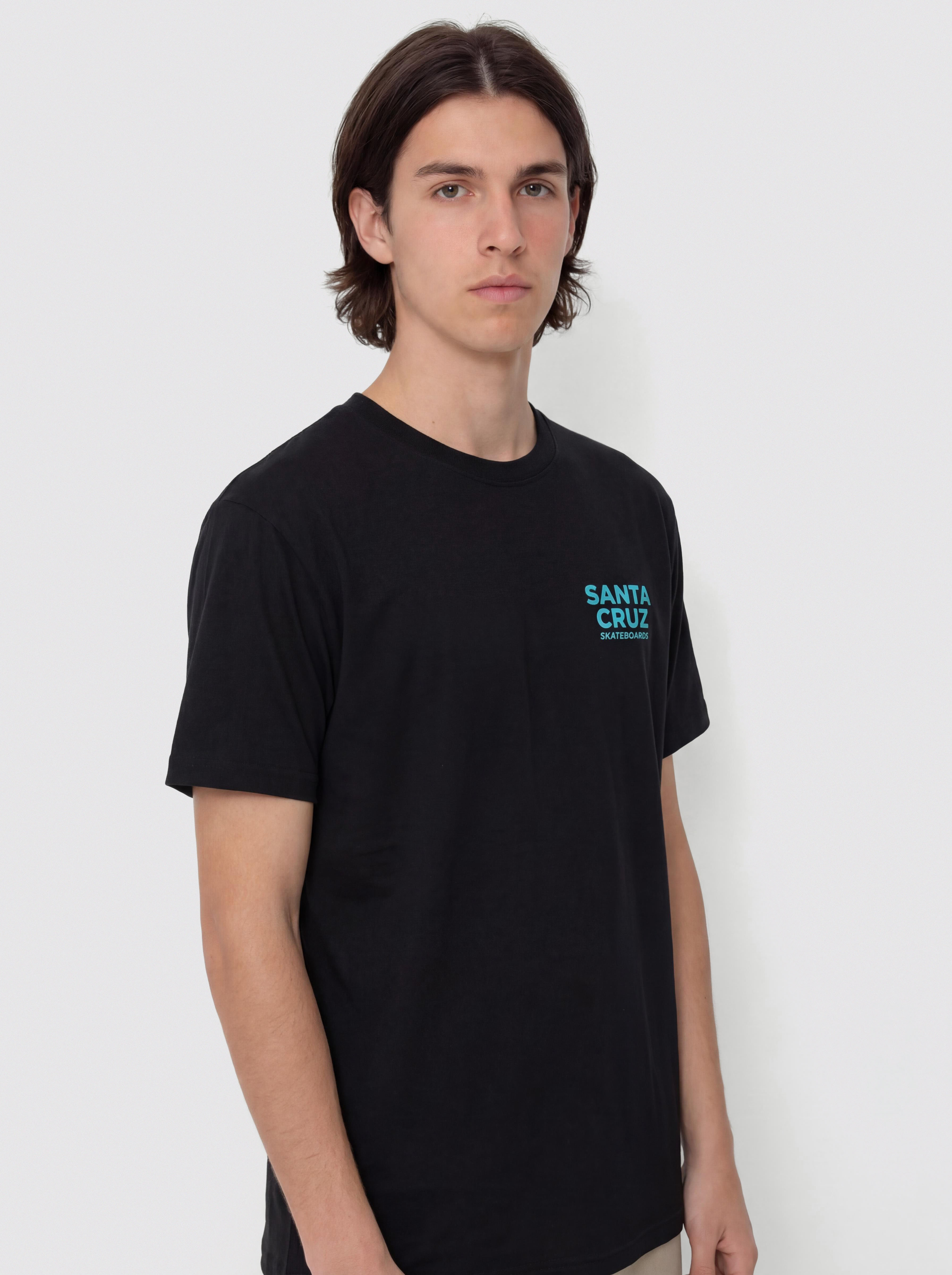 Тениска Santa Cruz Tiki Hand Strip (black)
