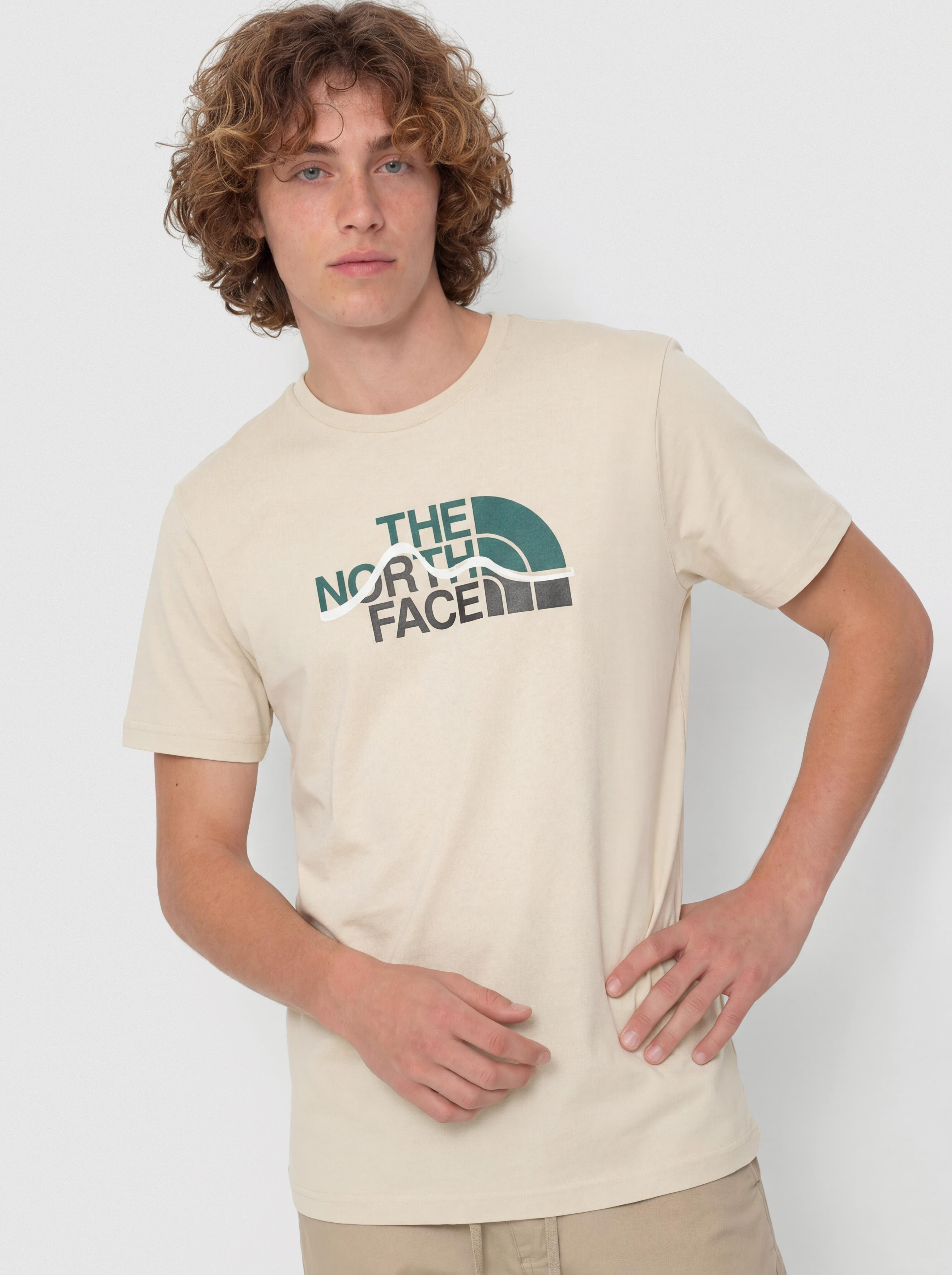 Тениска The North Face Mountain Line (gravel)