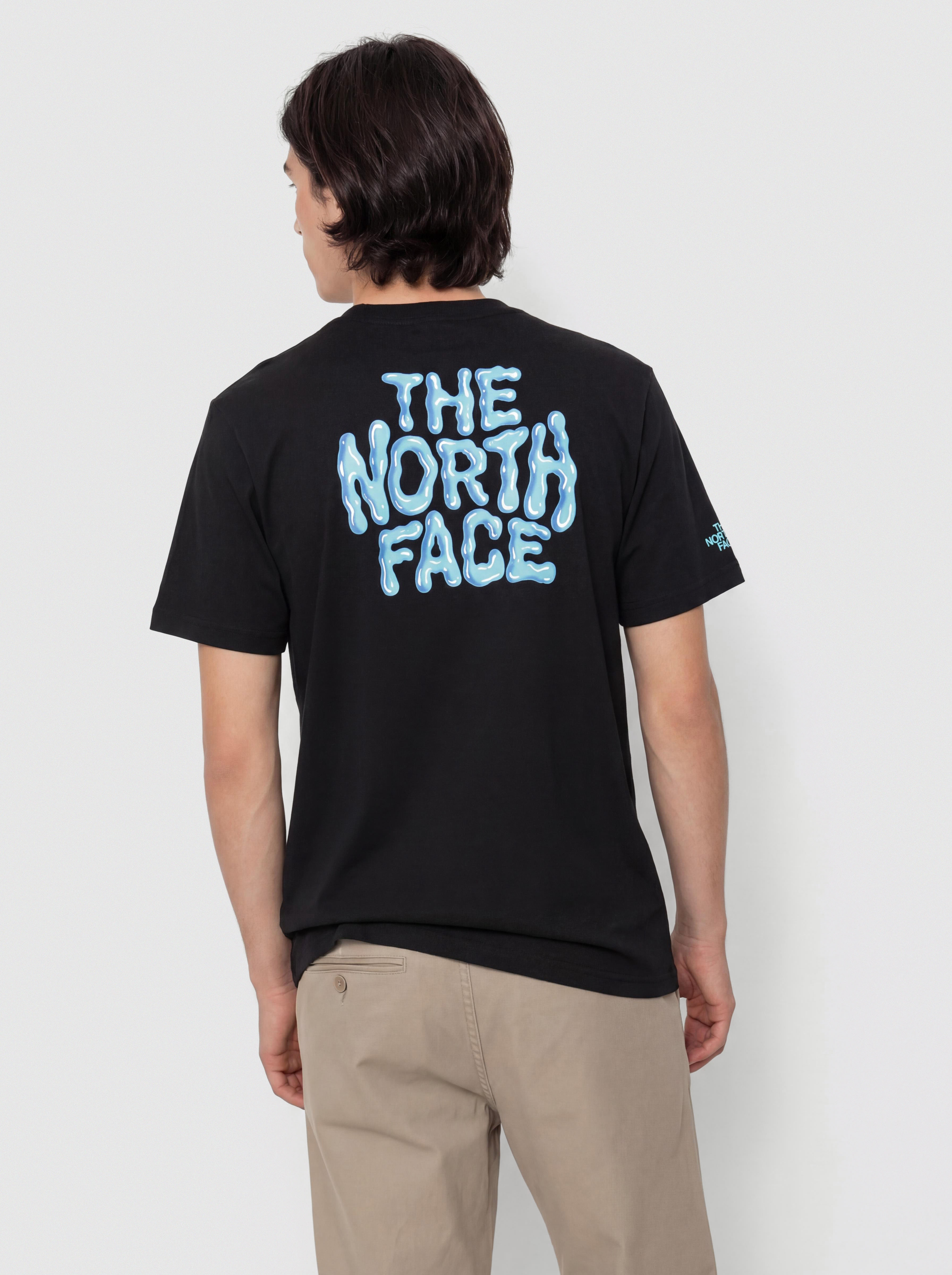 Тениска The North Face Drip Logo Relaxed (tnf black)