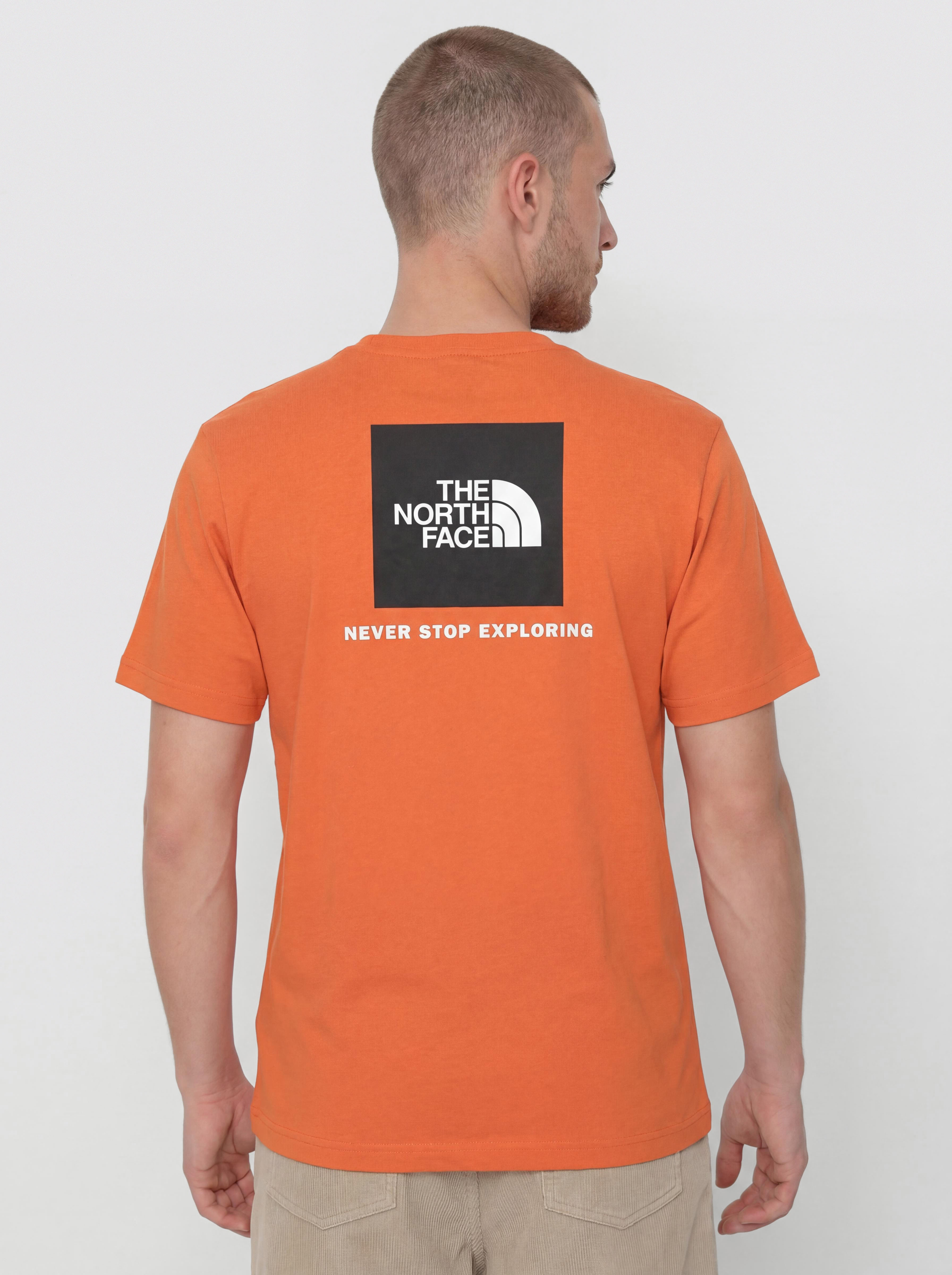 Тениска The North Face Box Nse (iron bronze/tnf black)