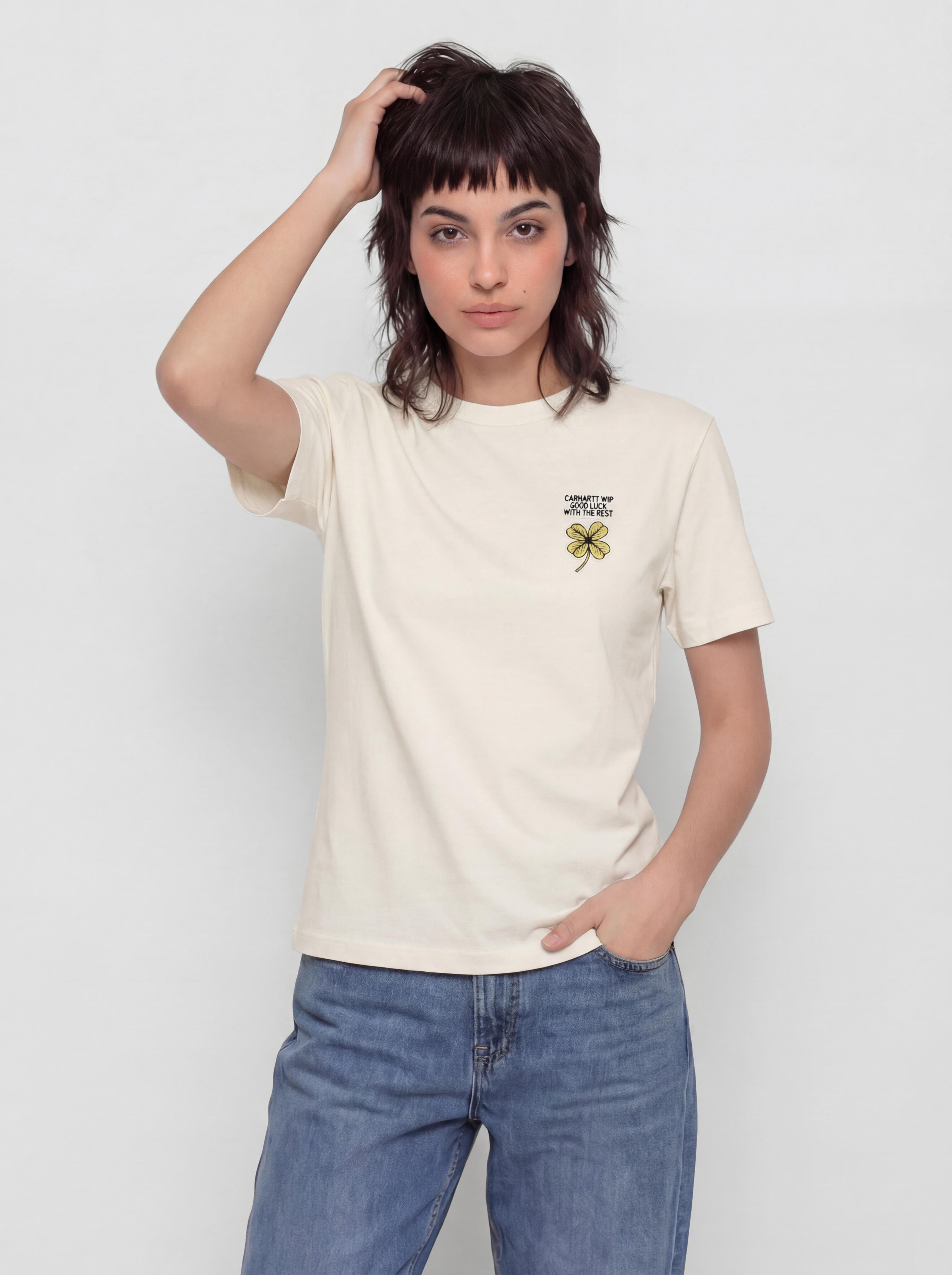 Тениска Carhartt WIP Clover Wmn (wax)