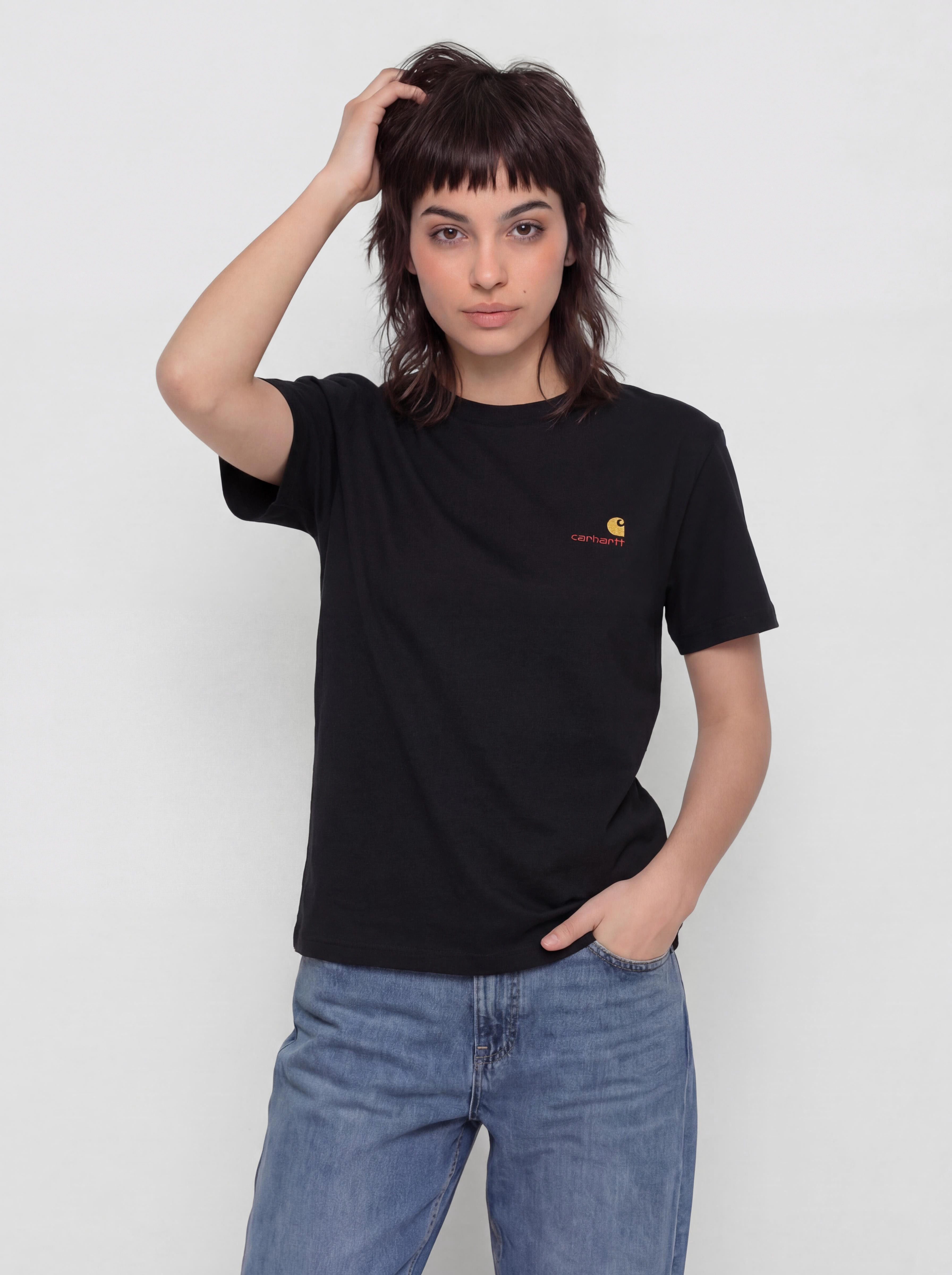 u0422u0435u043du0438u0441u043au0430 Carhartt WIP American Script Wmn (black)