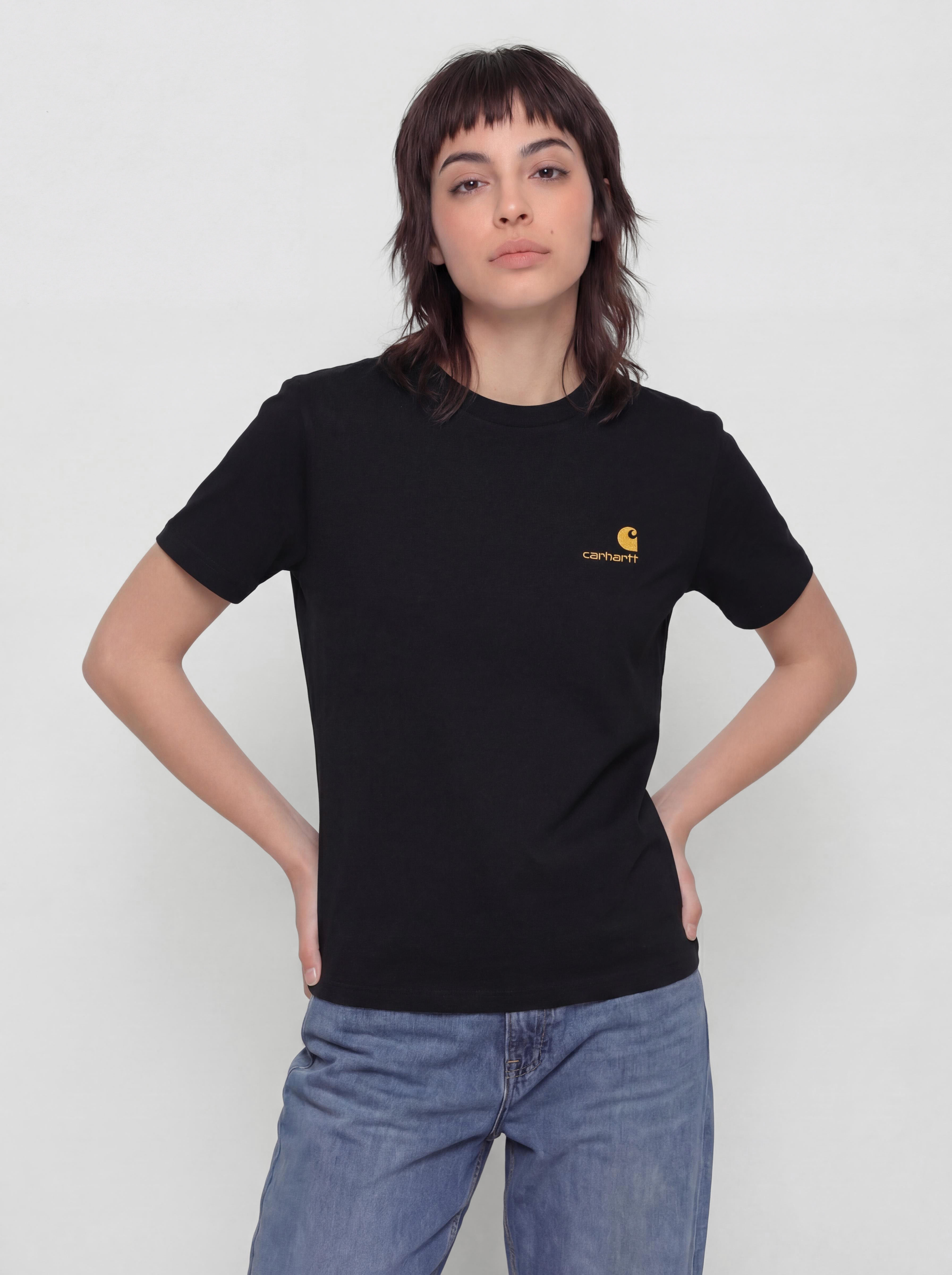 Тениска Carhartt WIP American Script Wmn (black)