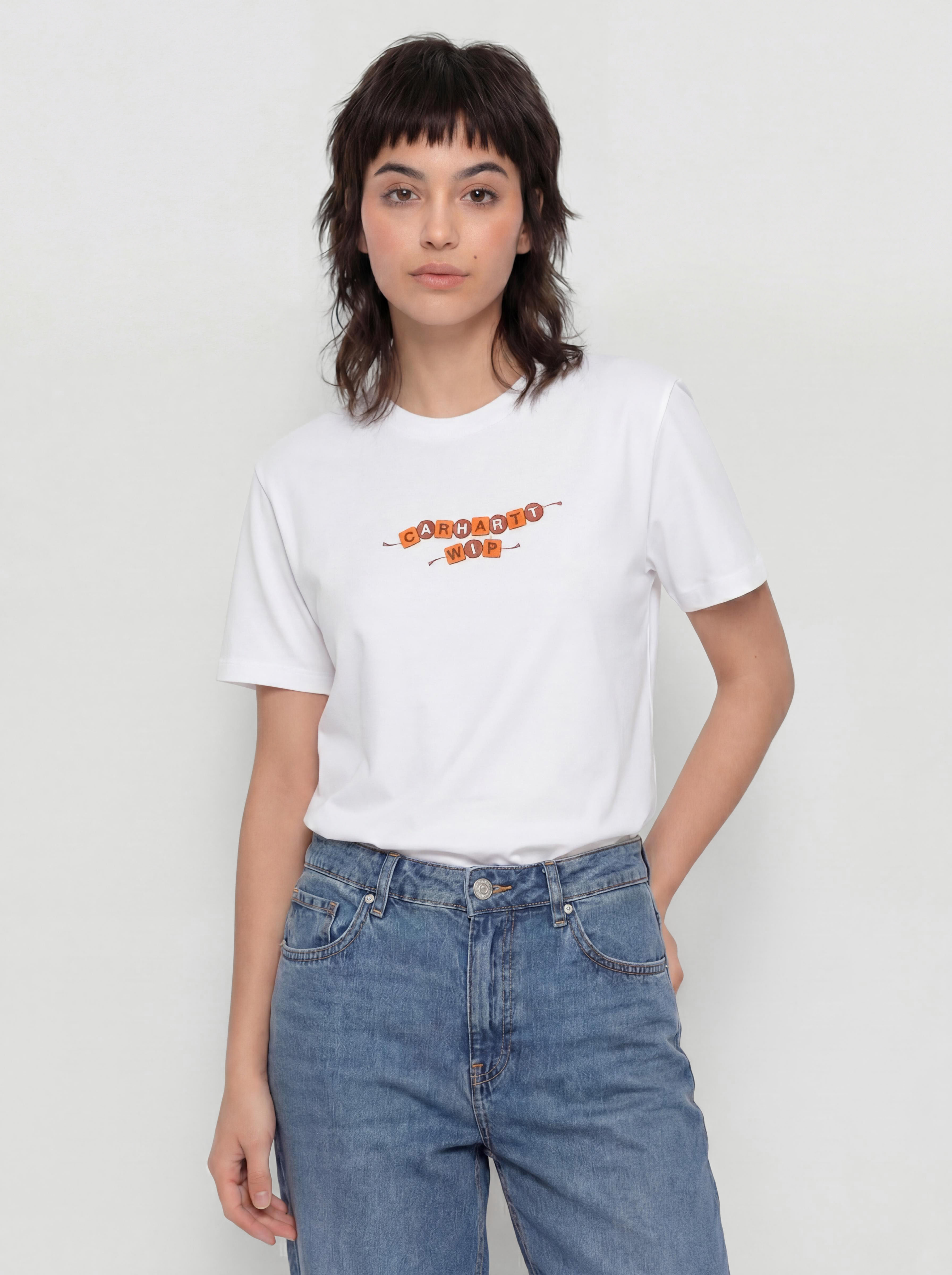 Тениска Carhartt WIP ABC Wmn (white)