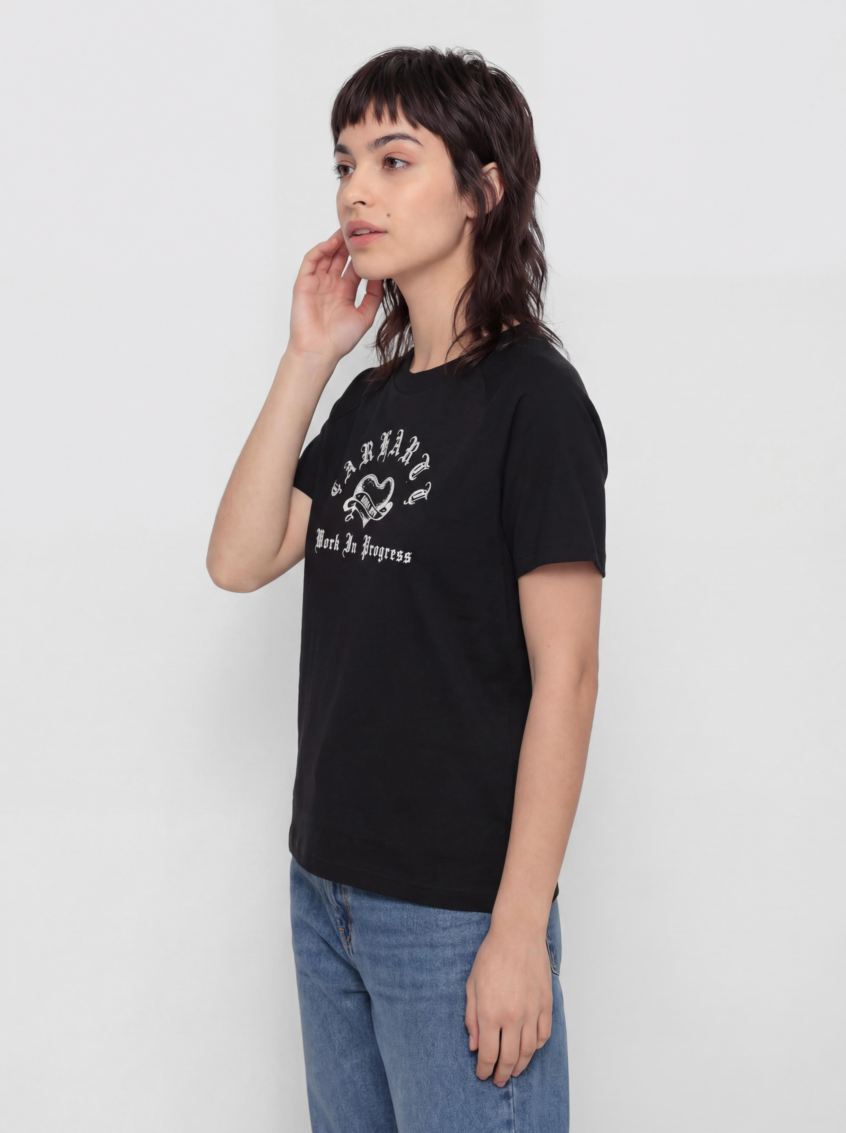 Тениска Carhartt WIP Honest Work Wmn (black/white)