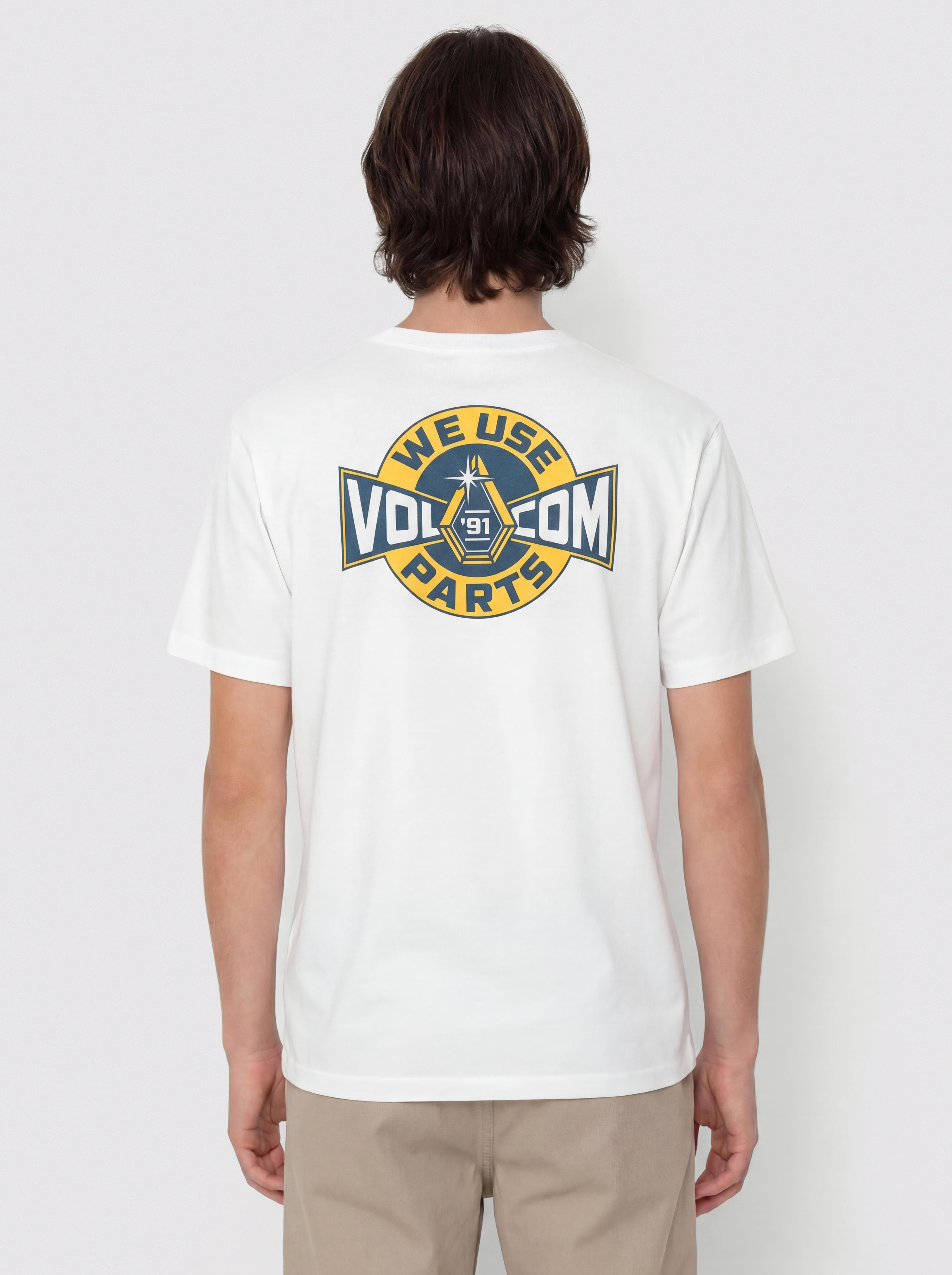 Тениска Volcom Parted Out Pocket (white)