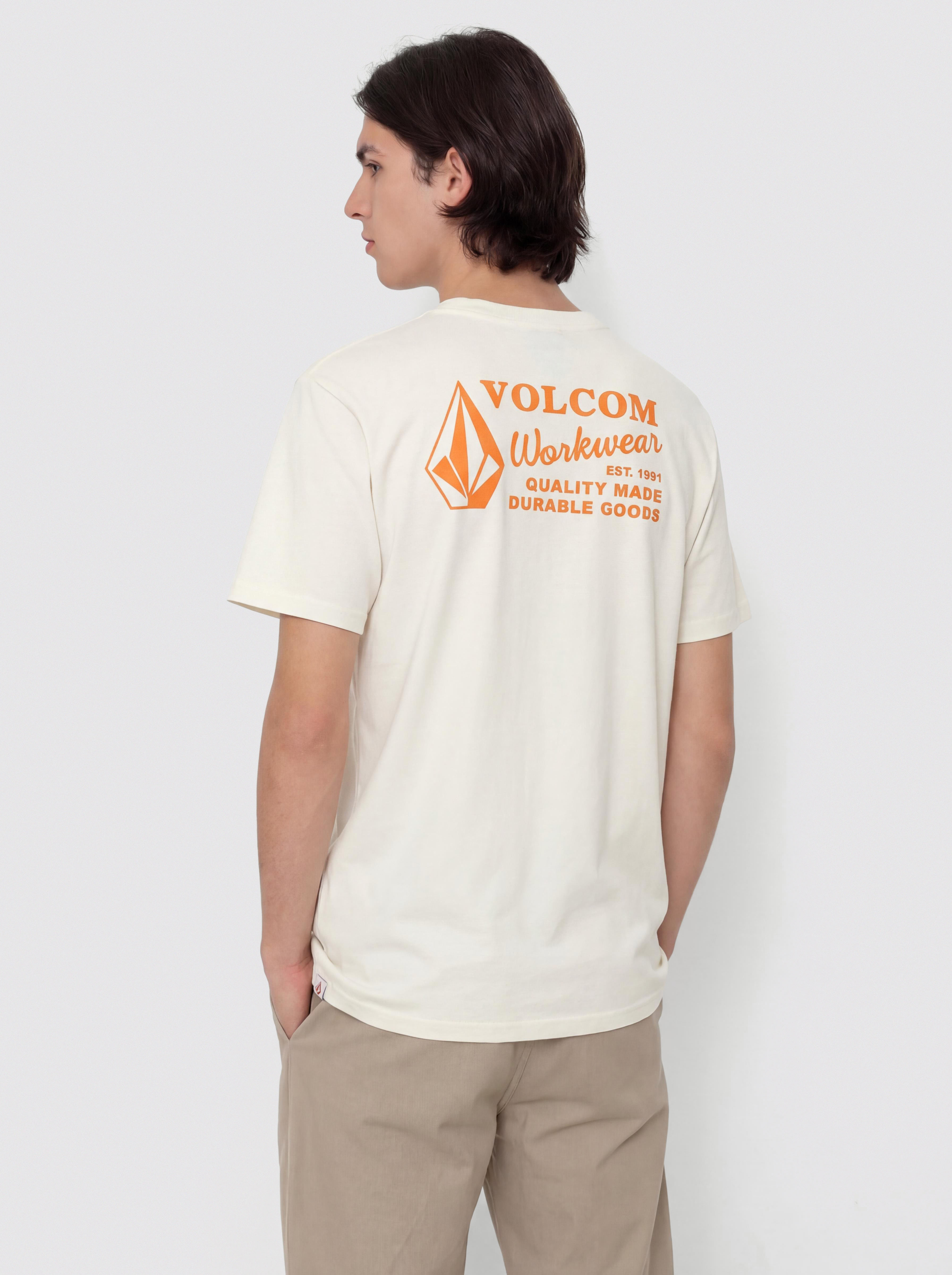 Тениска Volcom Workwear (white combo)