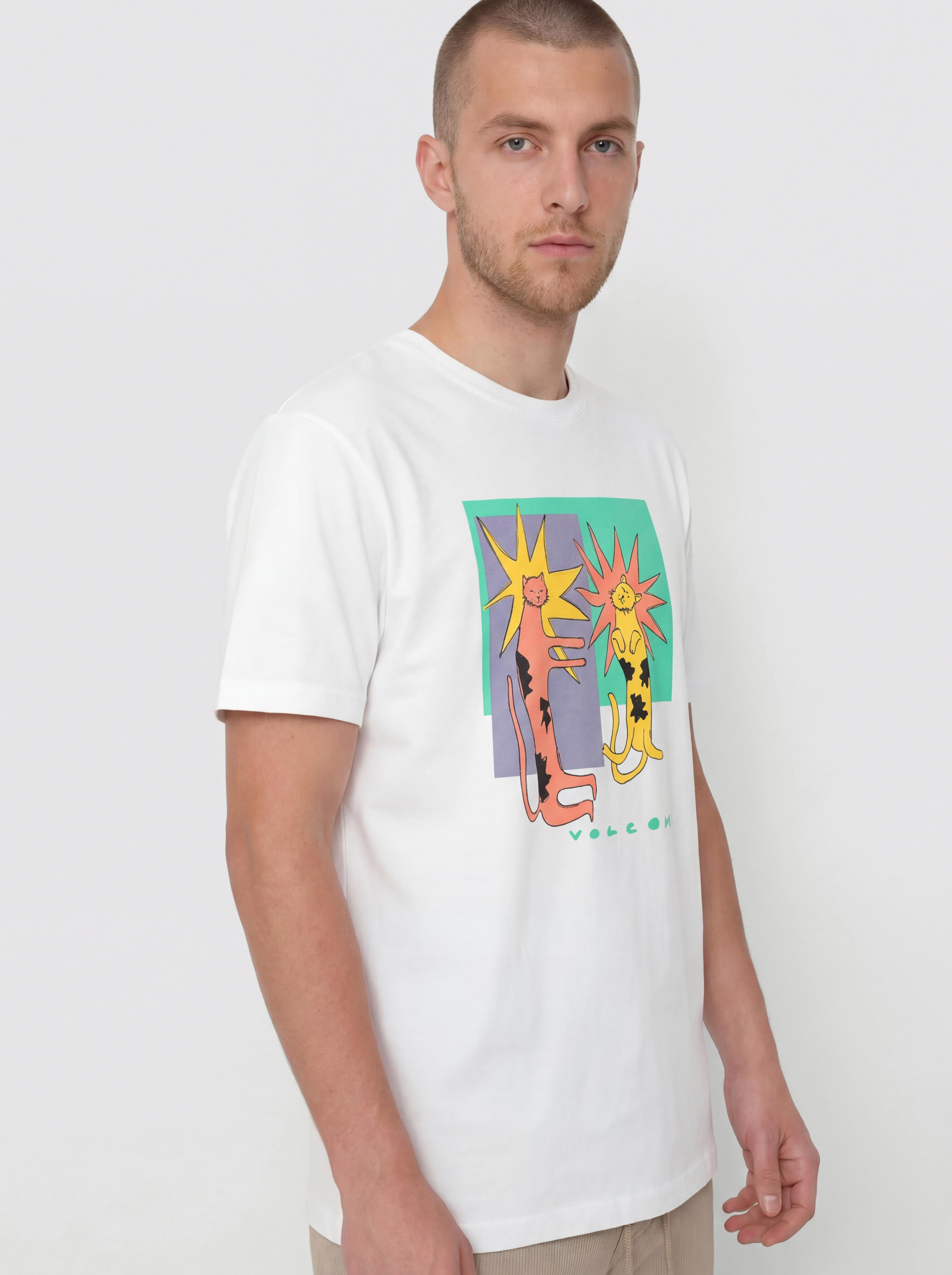 Тениска Volcom Longo Cats Bsc (white)