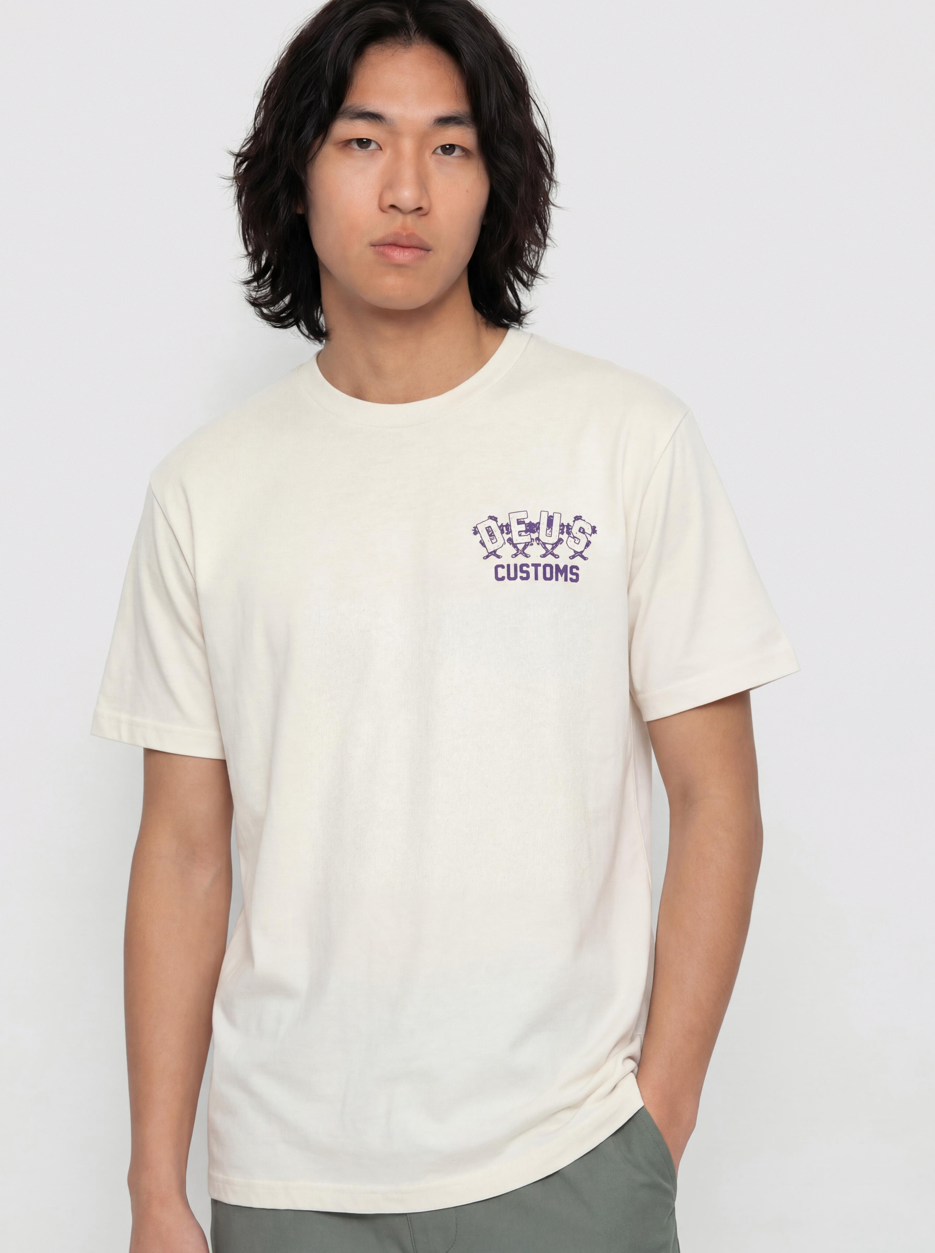 Тениска Deus Ex Machina Fancy Pansy (vintage white)