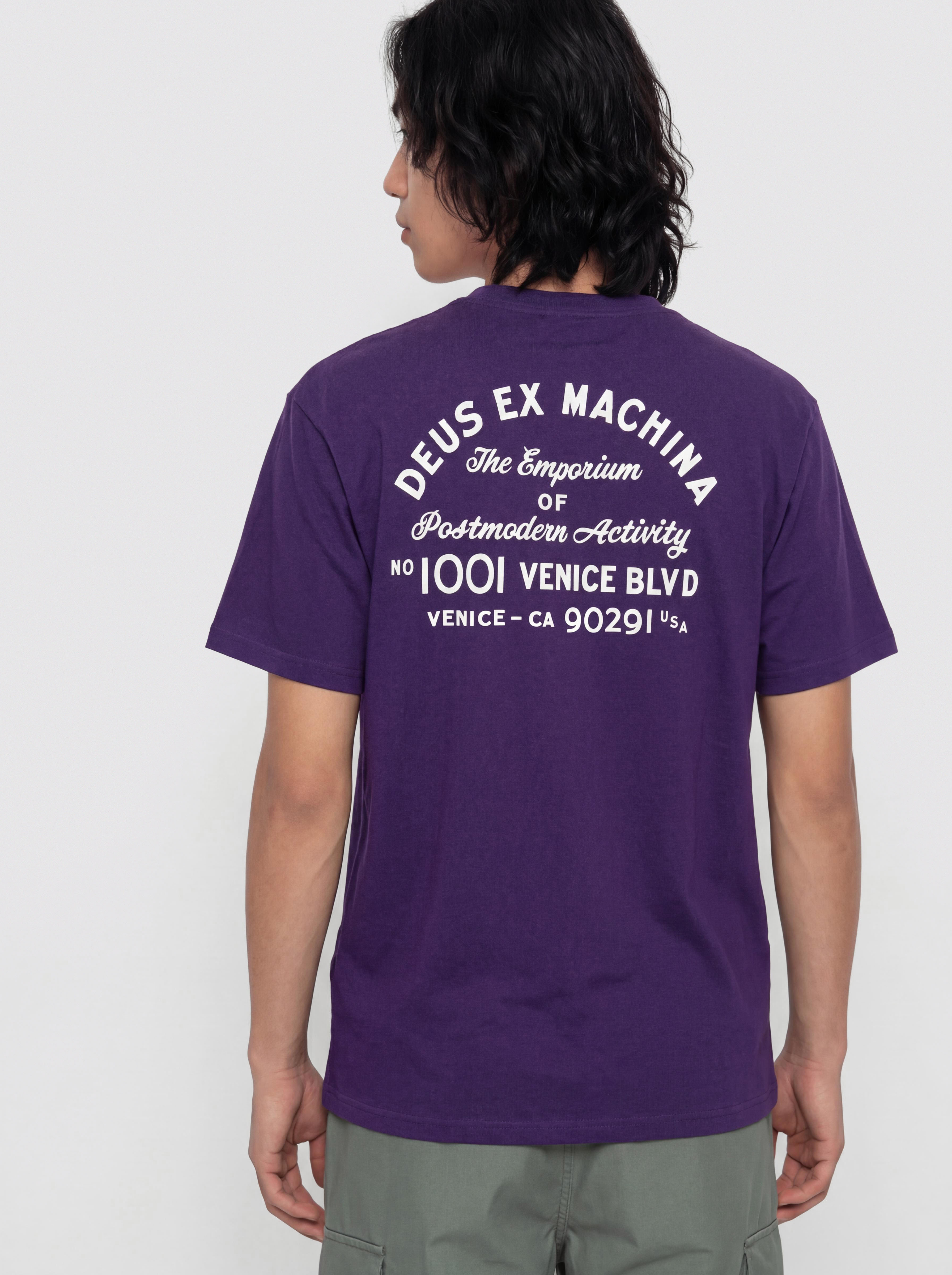 Тениска Deus Ex Machina Venice Sign (violet indigo)
