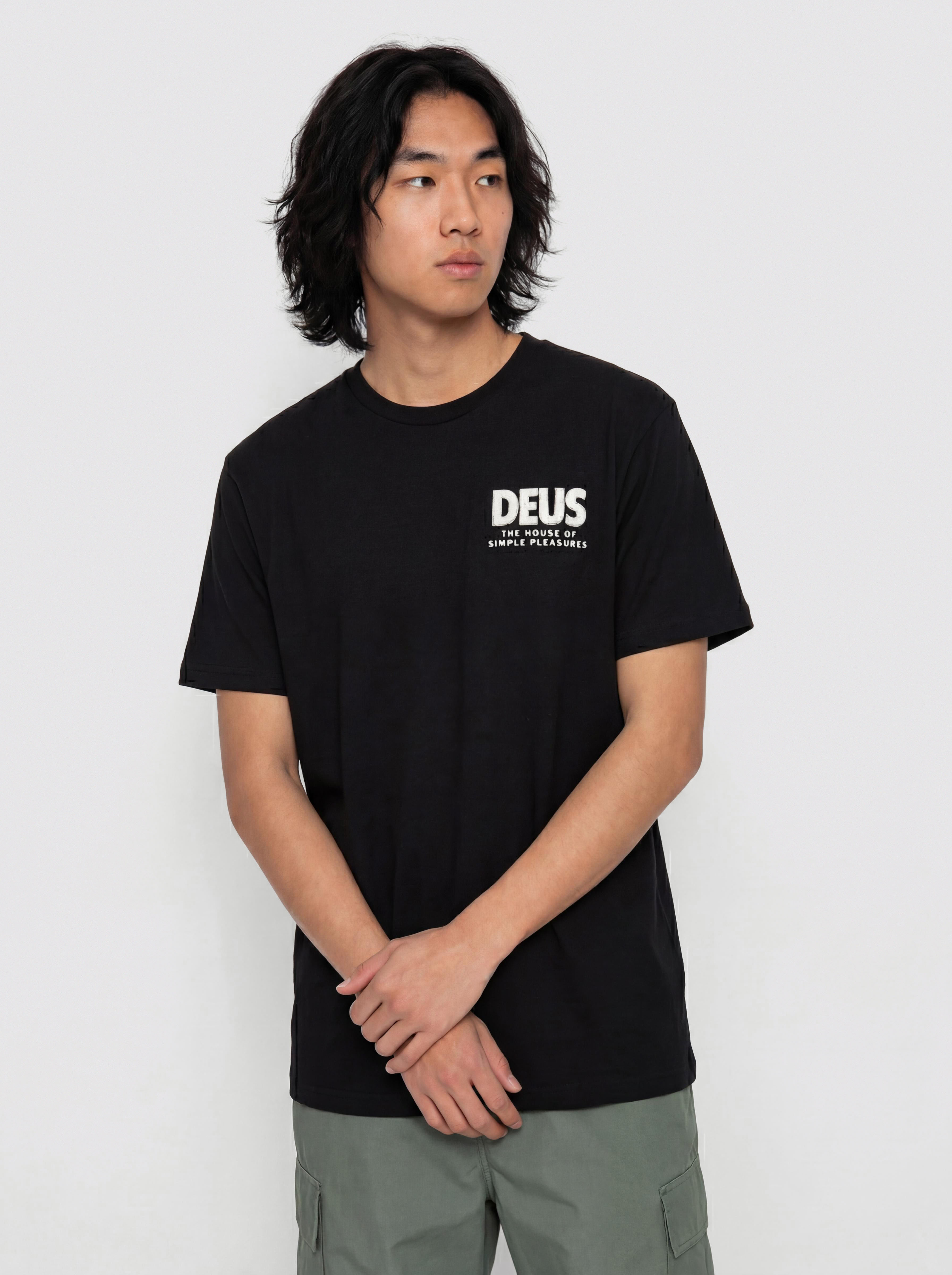 Тениска Deus Ex Machina Chromium (black)