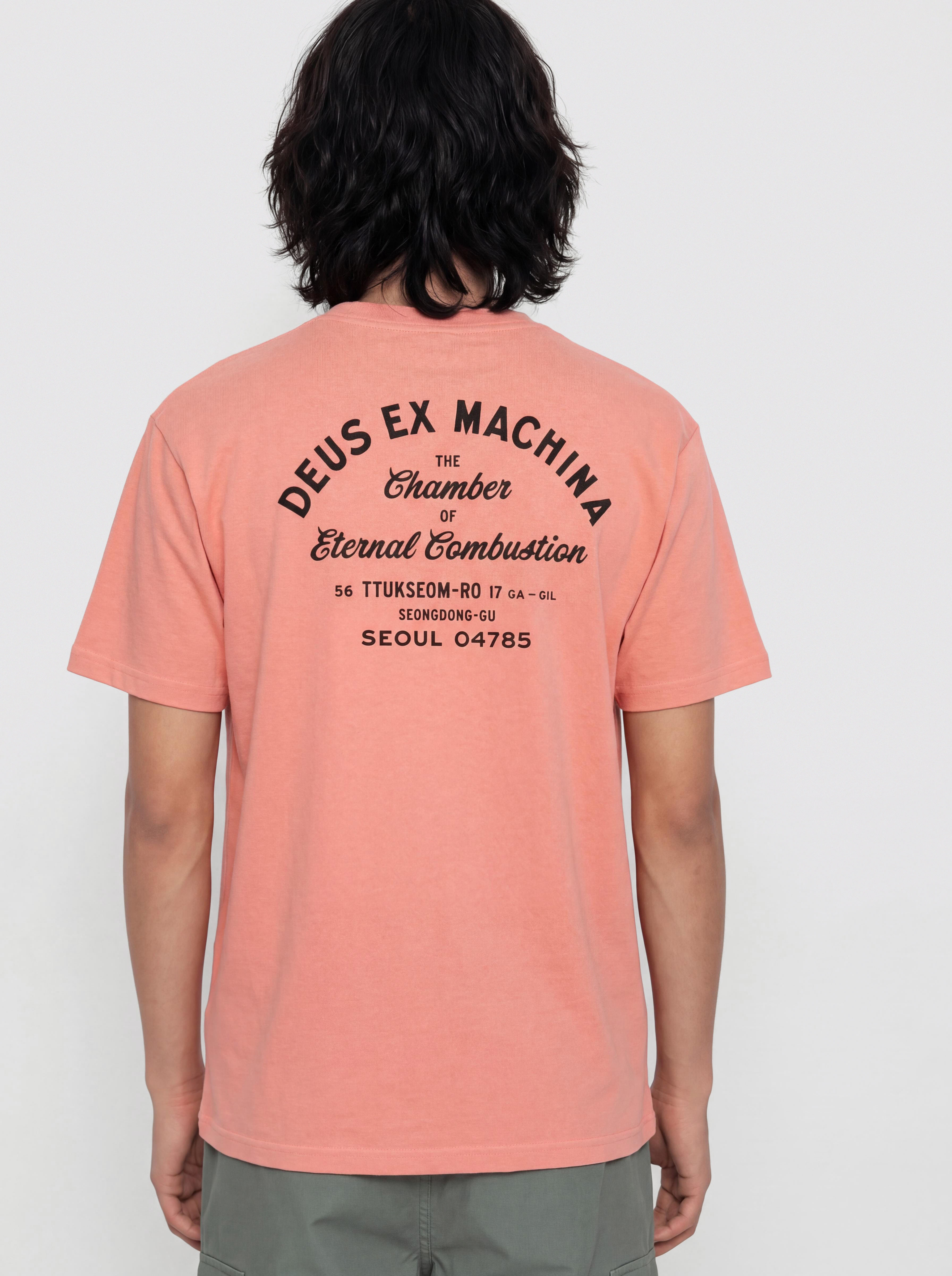 u0422u0435u043du0438u0441u043au0430 Deus Ex Machina Seoul Sign (lobster bisque pink)