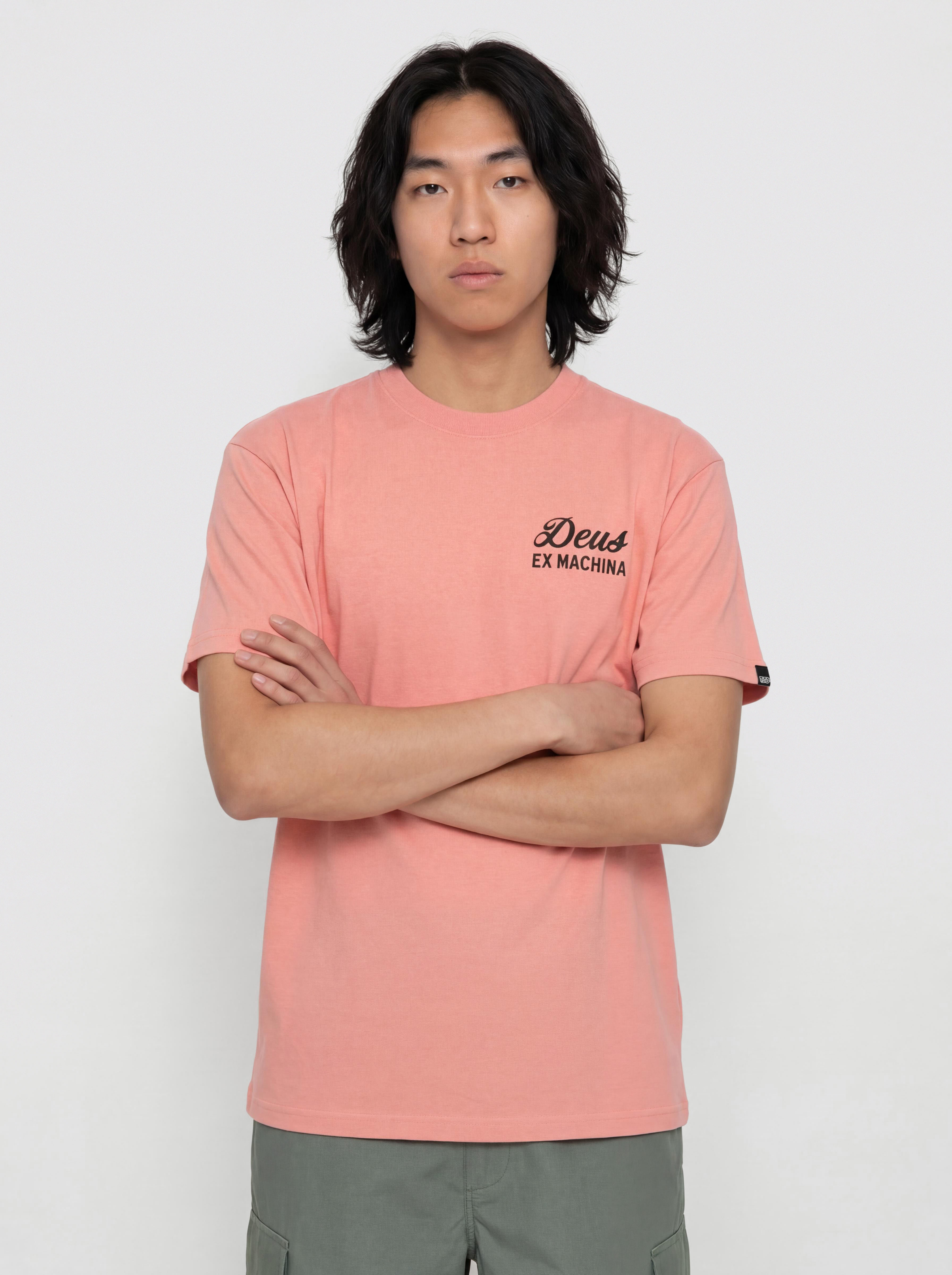 Тениска Deus Ex Machina Seoul Sign (lobster bisque pink)