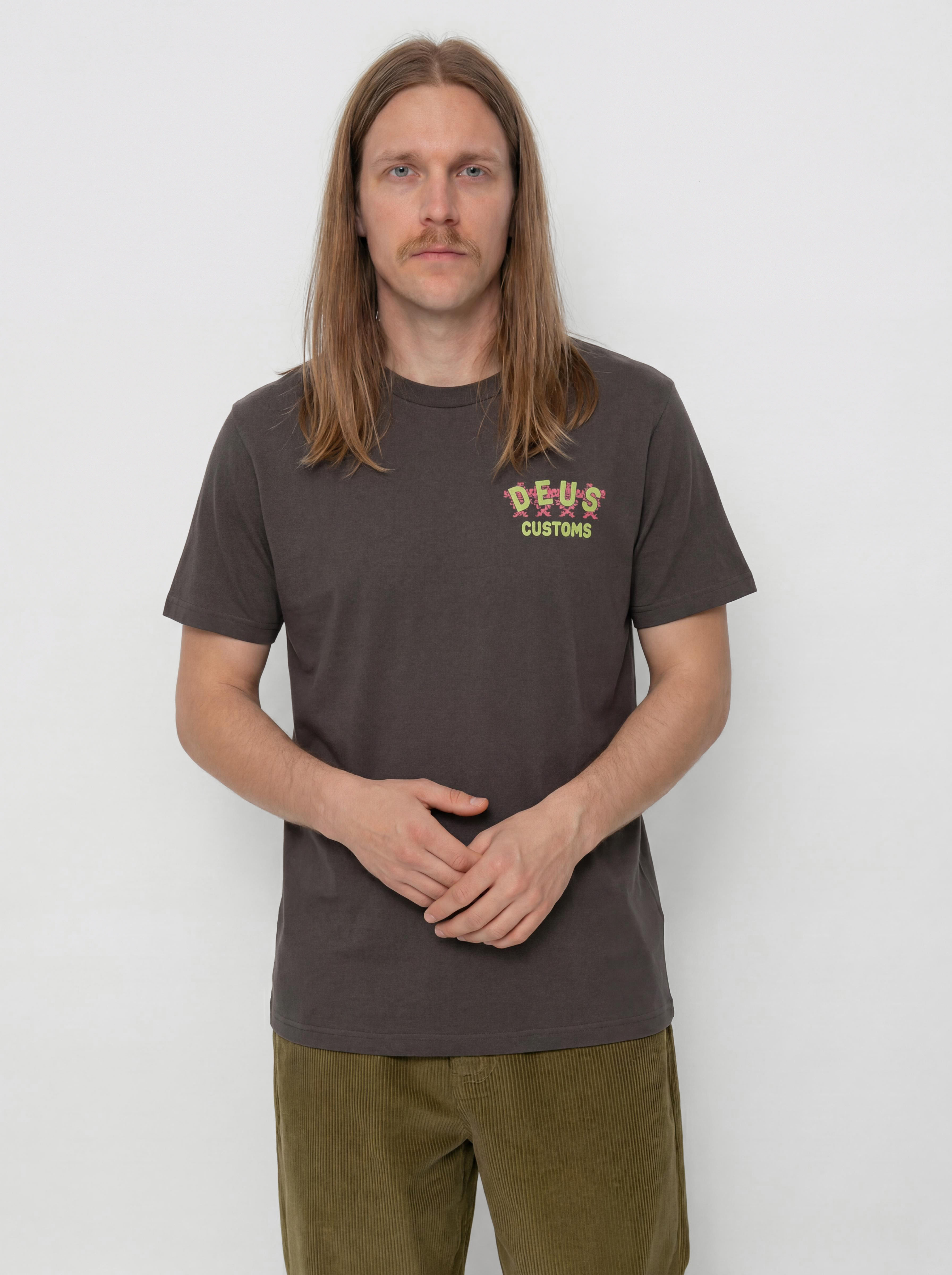 Тениска Deus Ex Machina Fancy Pansy (anthracite)