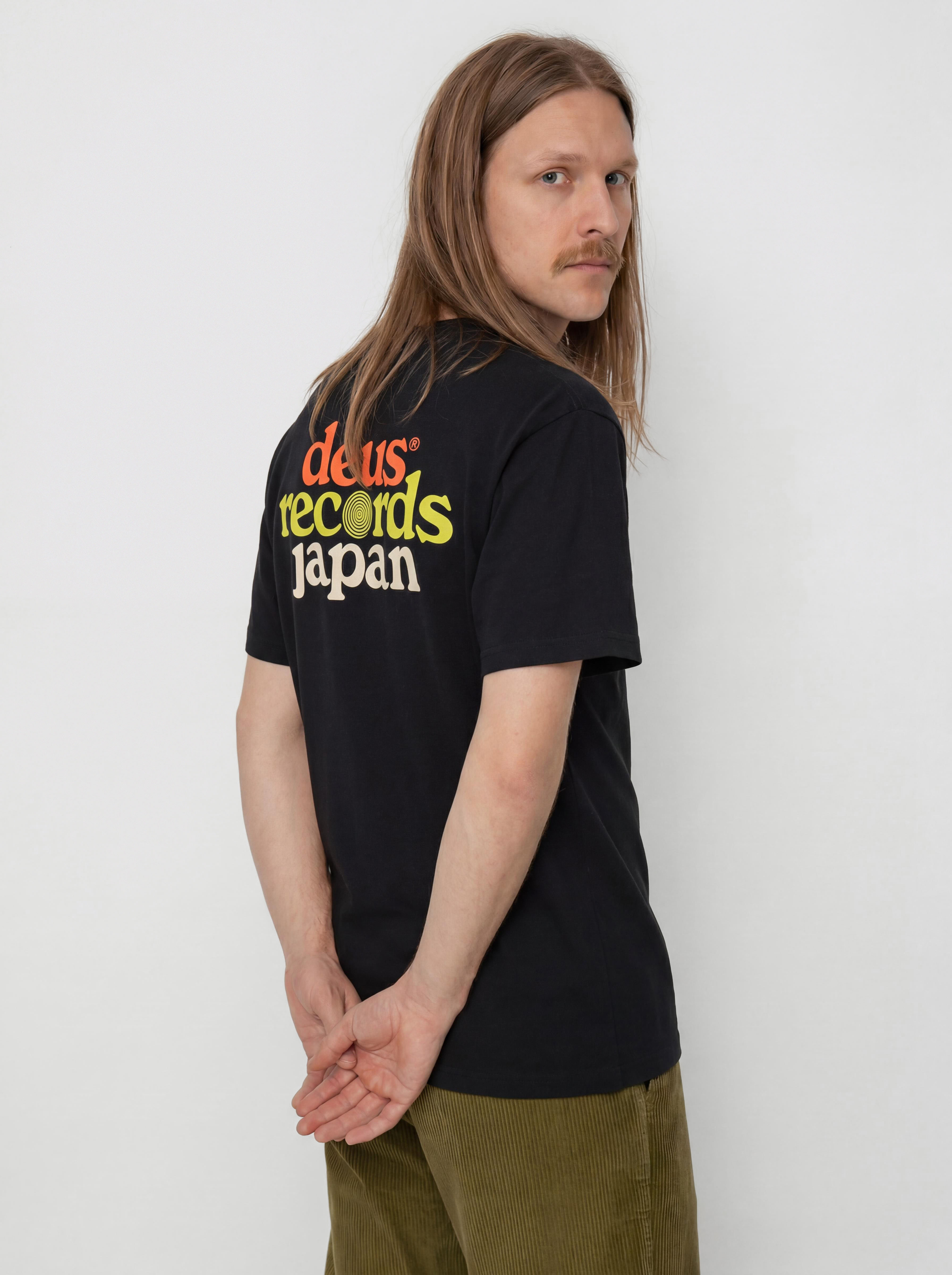 Тениска Deus Ex Machina Strata (black)