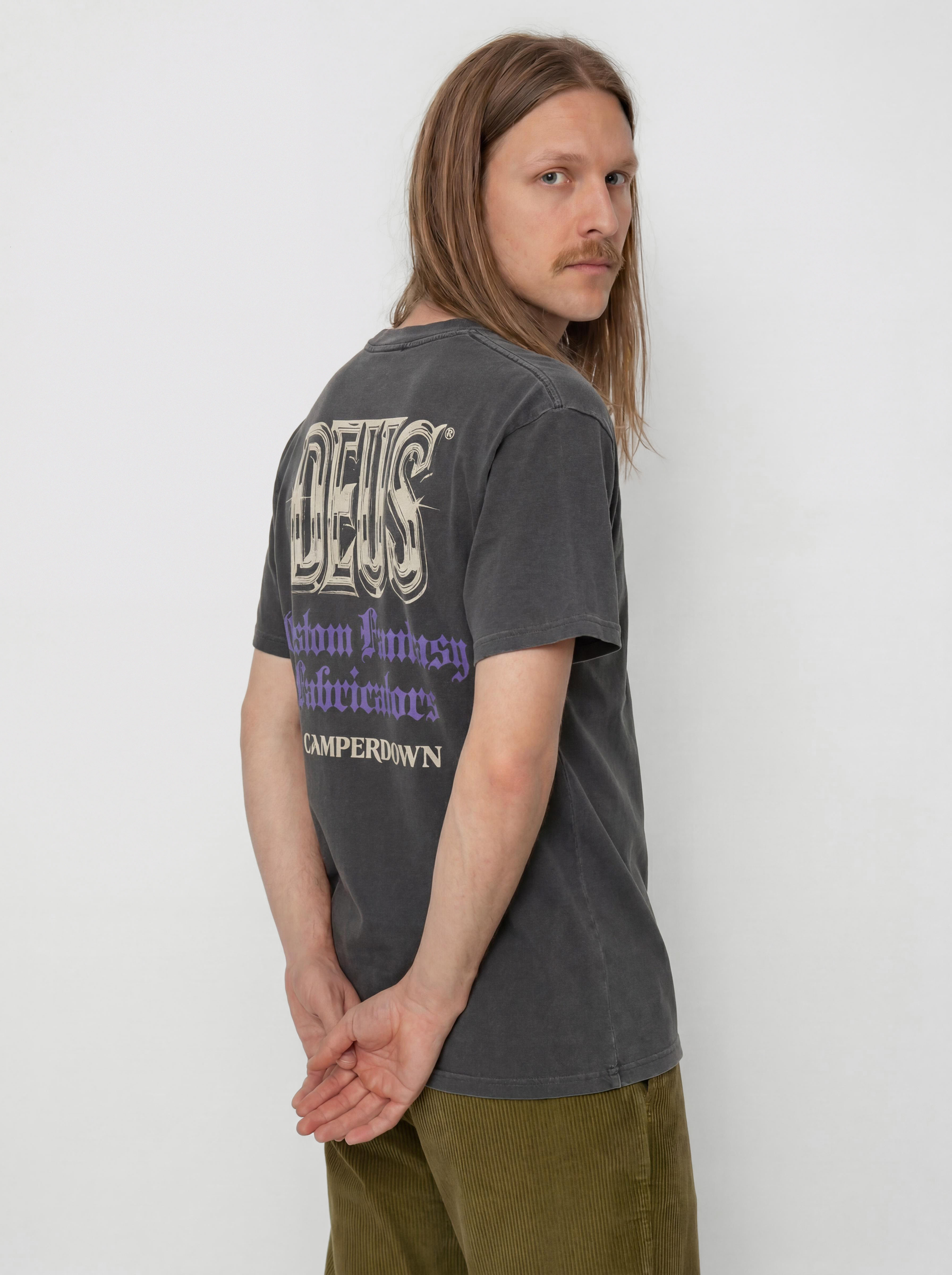 Тениска Deus Ex Machina Metal Fabricator (anthracite)