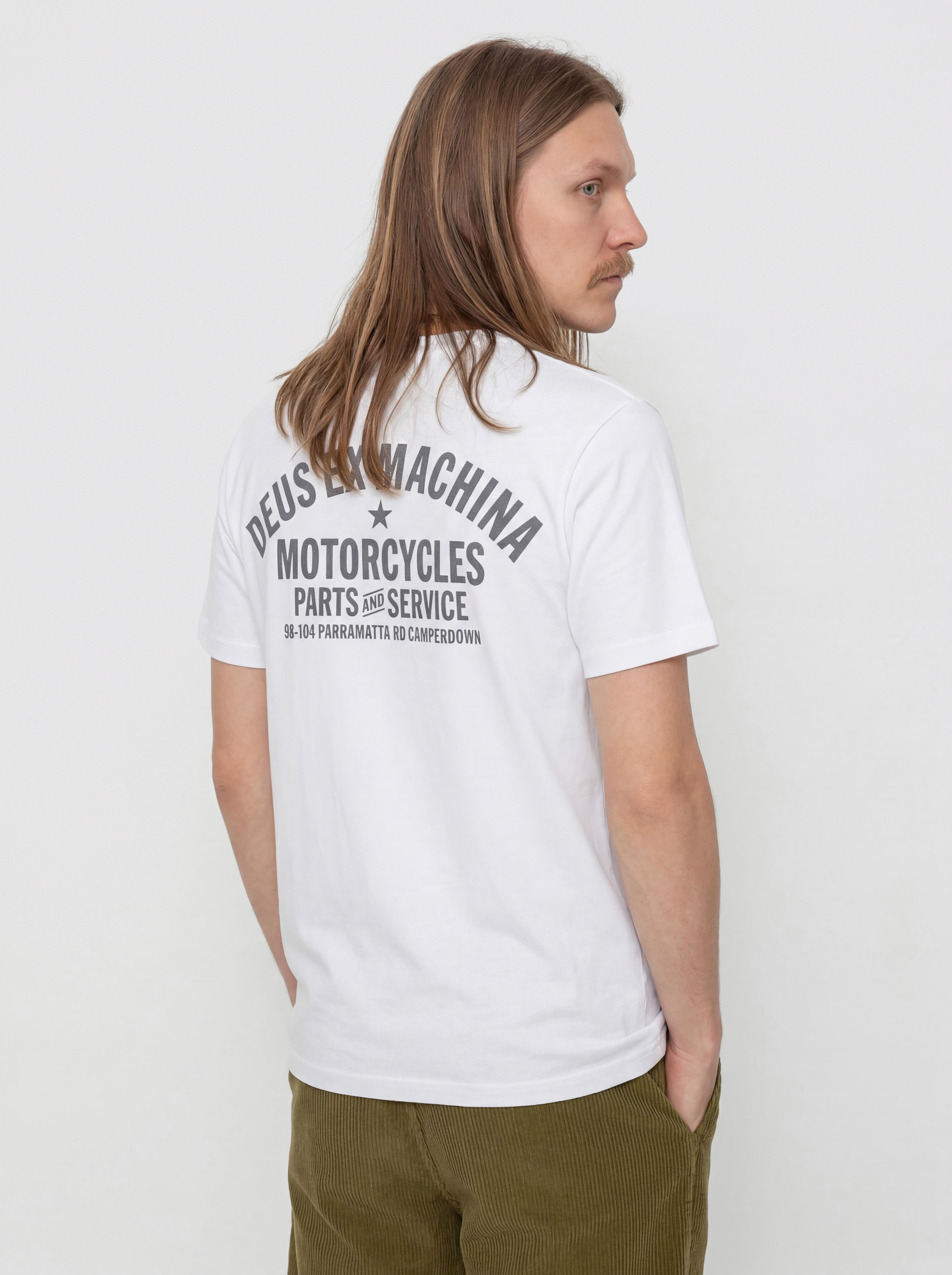 Тениска Deus Ex Machina Camperdown Address (white)