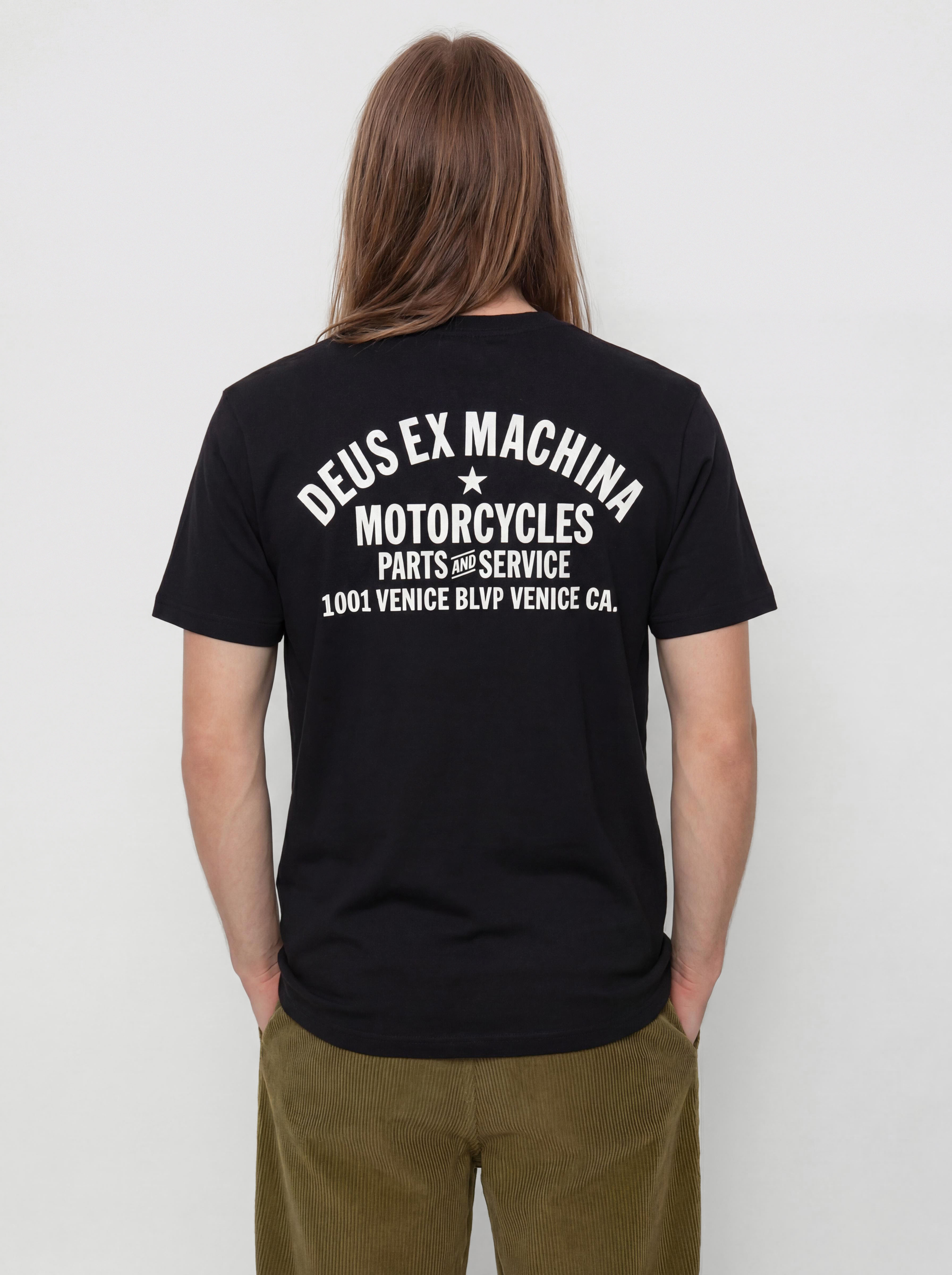 Тениска Deus Ex Machina Venice Address (black)