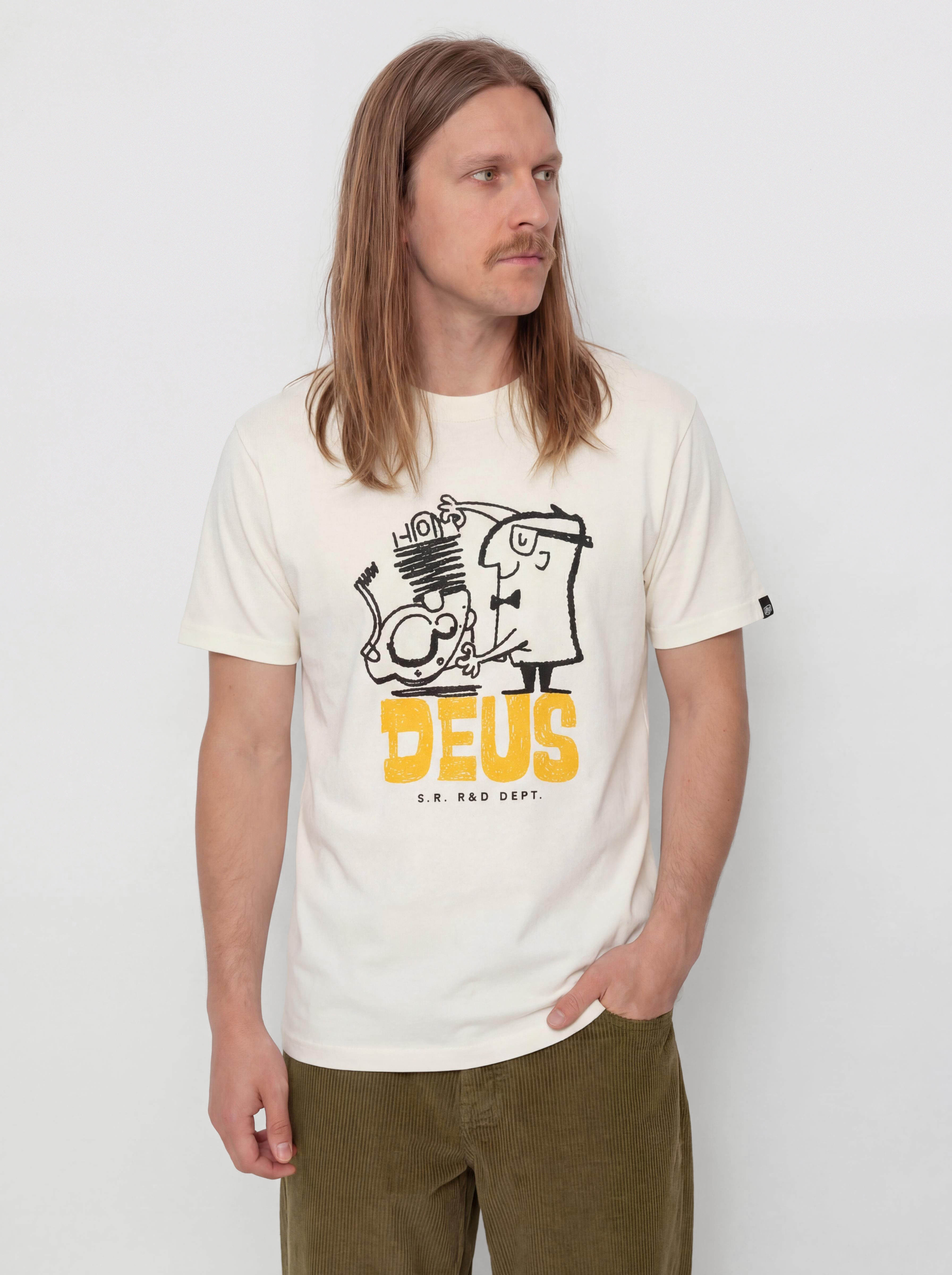 Тениска Deus Ex Machina Erasarolgy (pristine white)