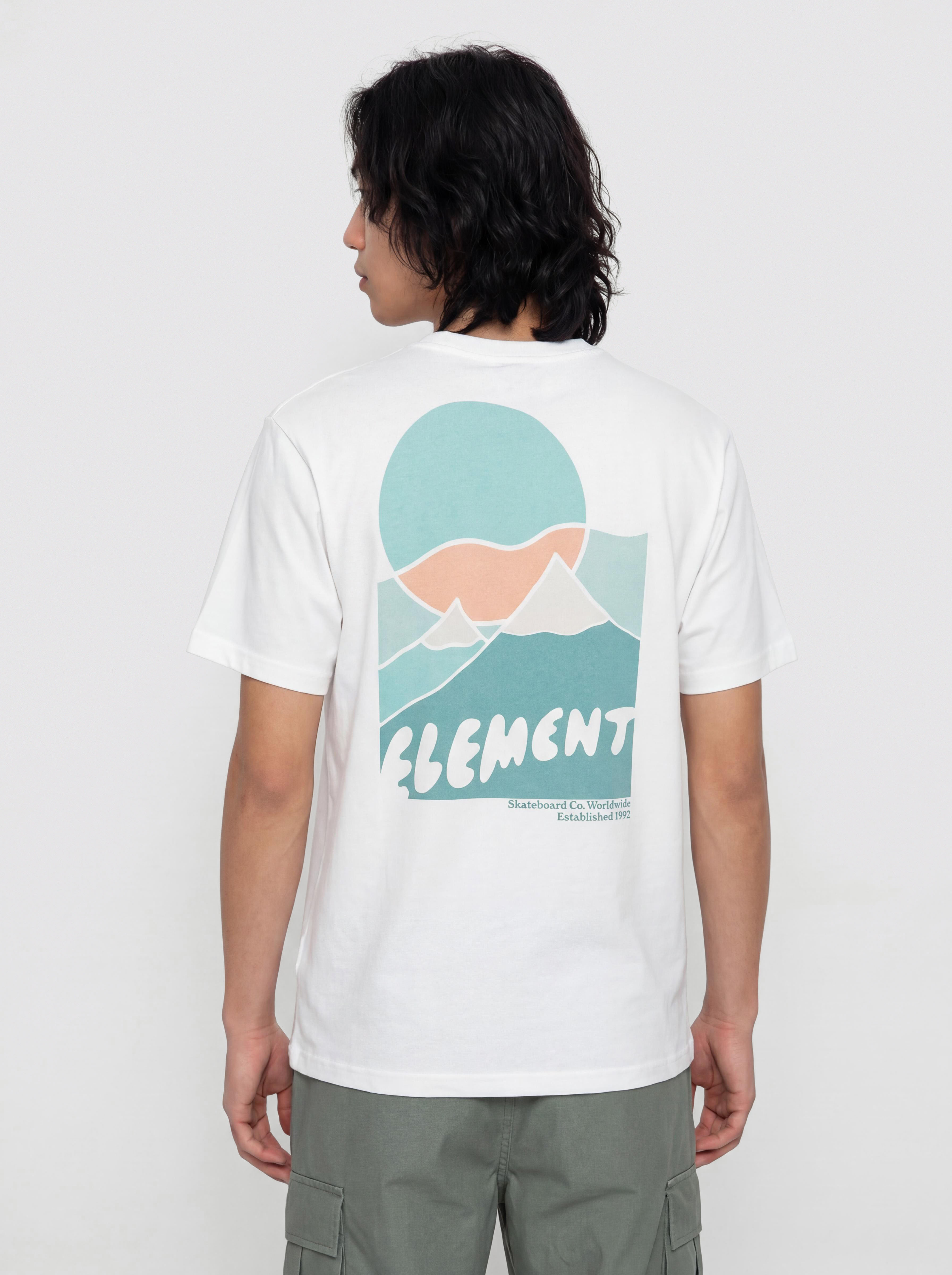 Тениска Element Sunrise (optic white)