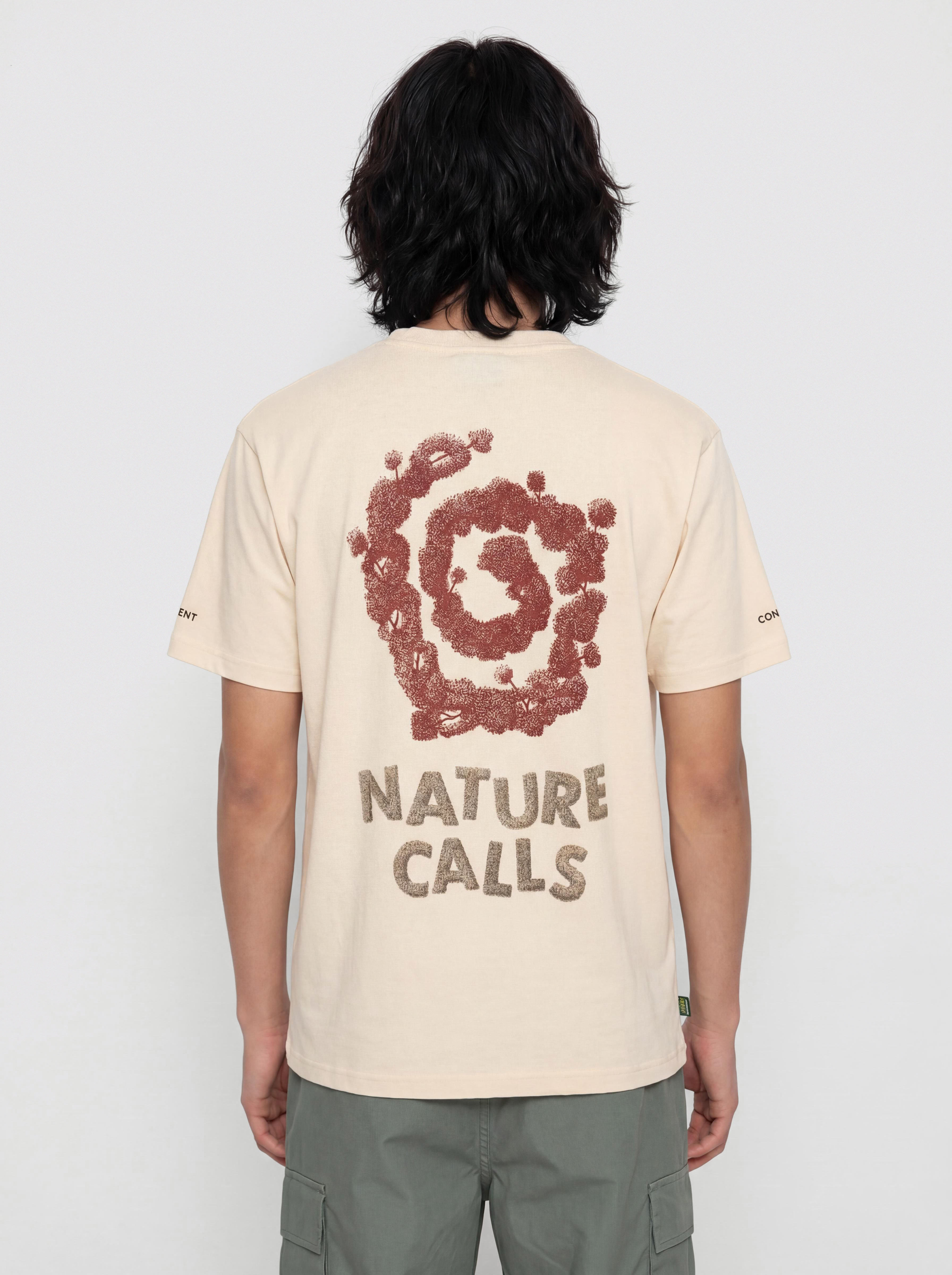 Тениска Element Ocnc Spiral (parchment)