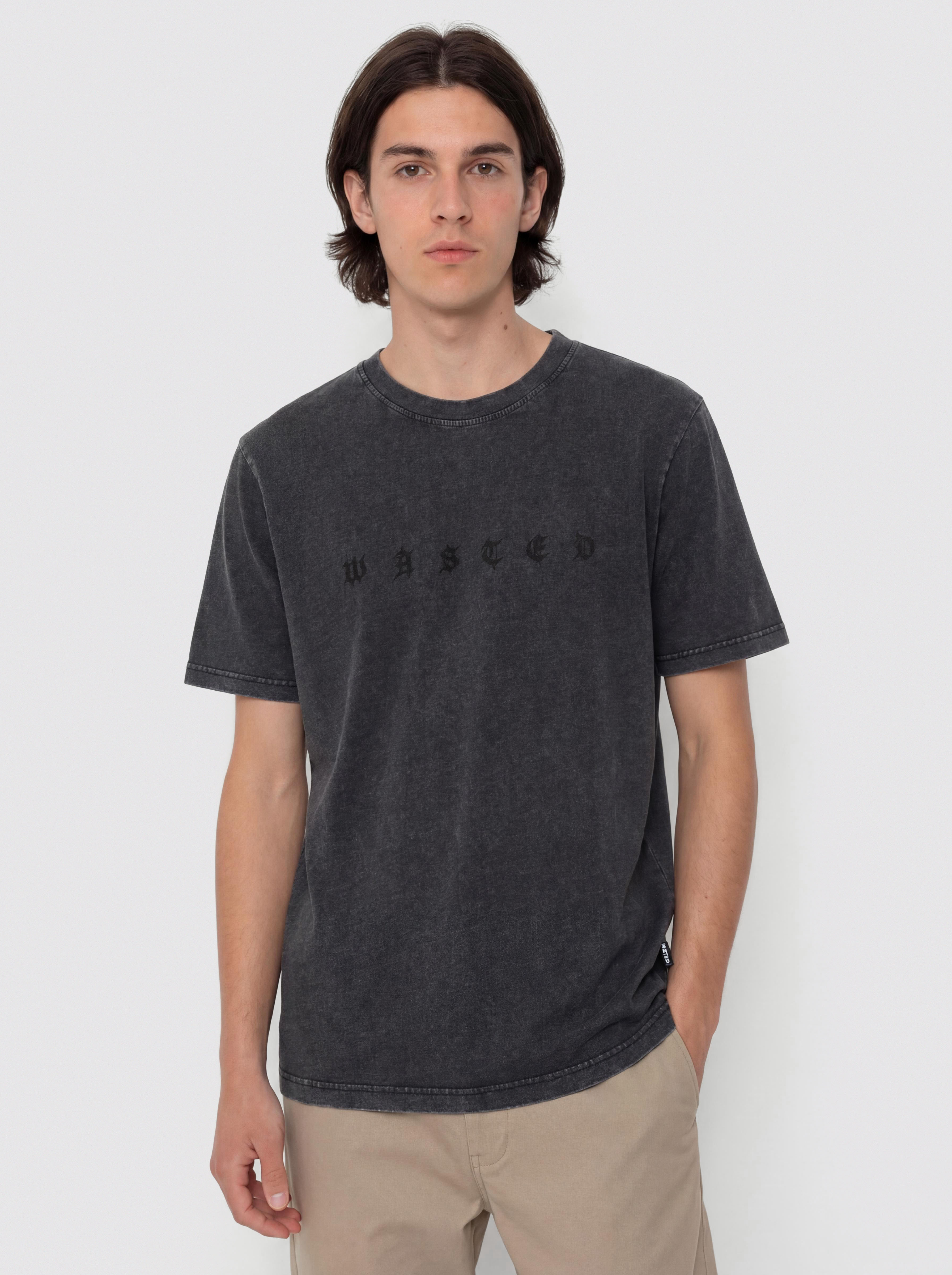 Тениска Wasted Paris Splinter Faded (faded black)