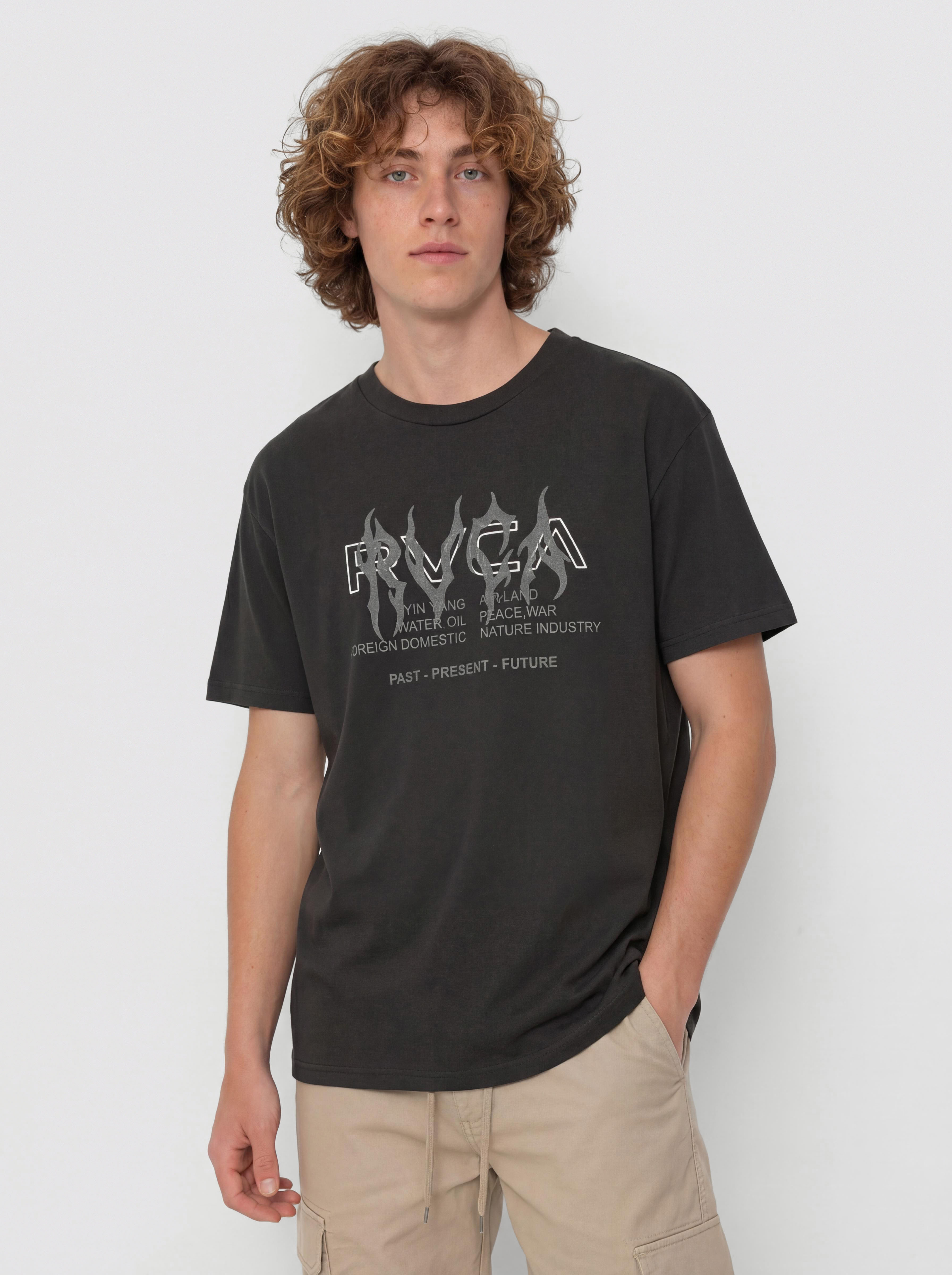 Тениска RVCA Metalurgy (black)