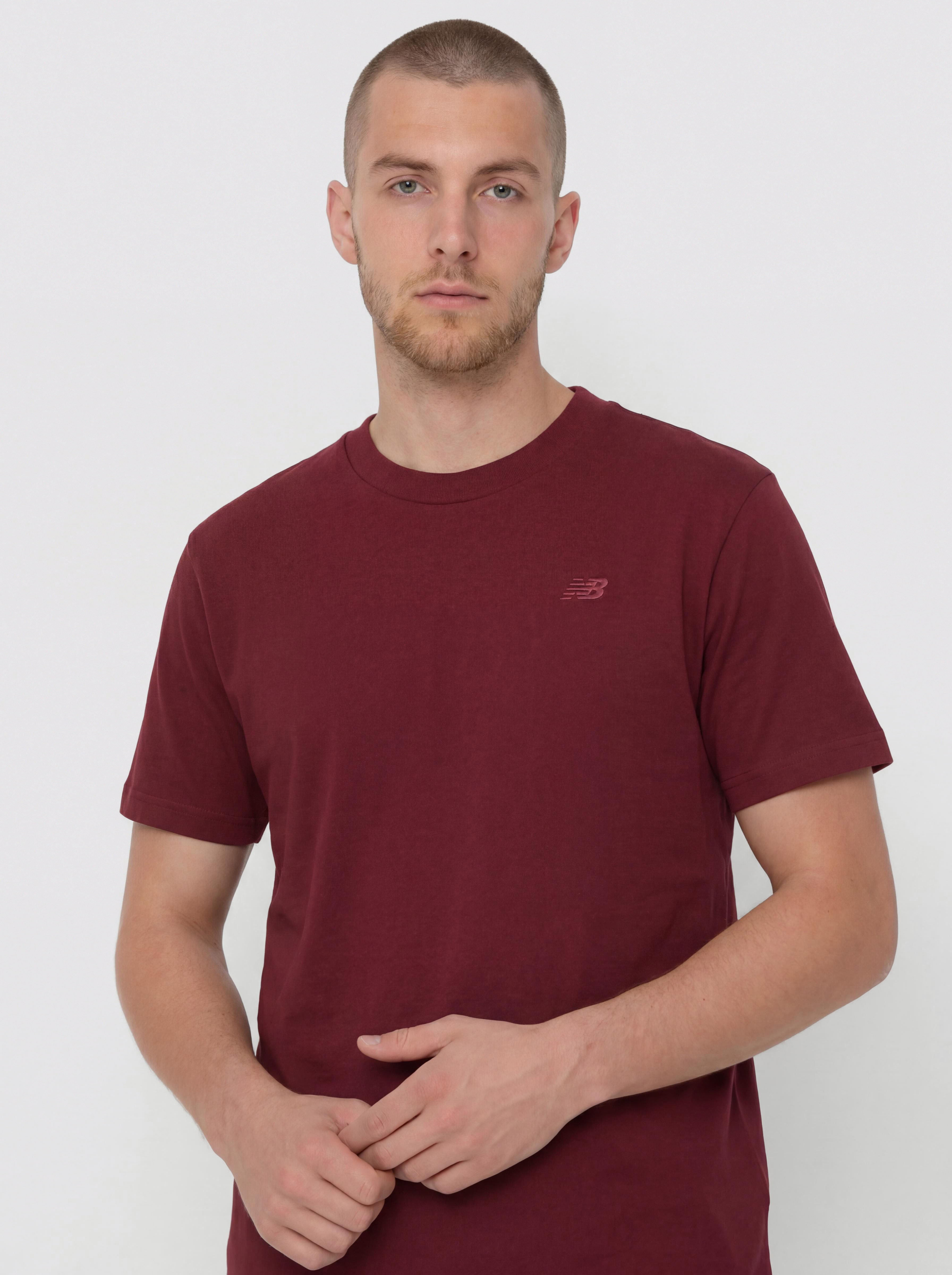 Тениска New Balance Athletics Cotton (red)
