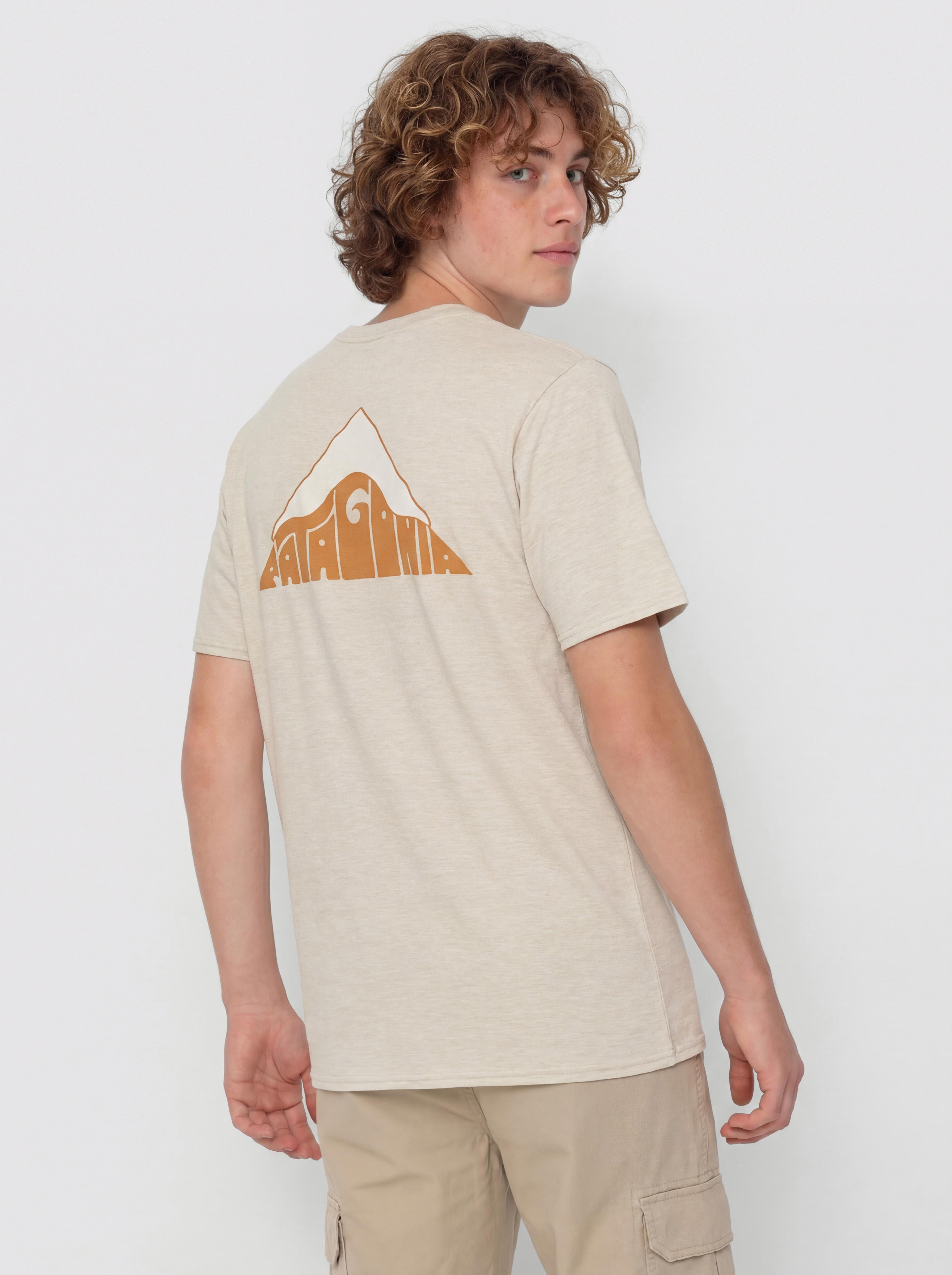 Тениска Patagonia Cap Cool Daily Graphic Lands (driftways pumice x-dye)