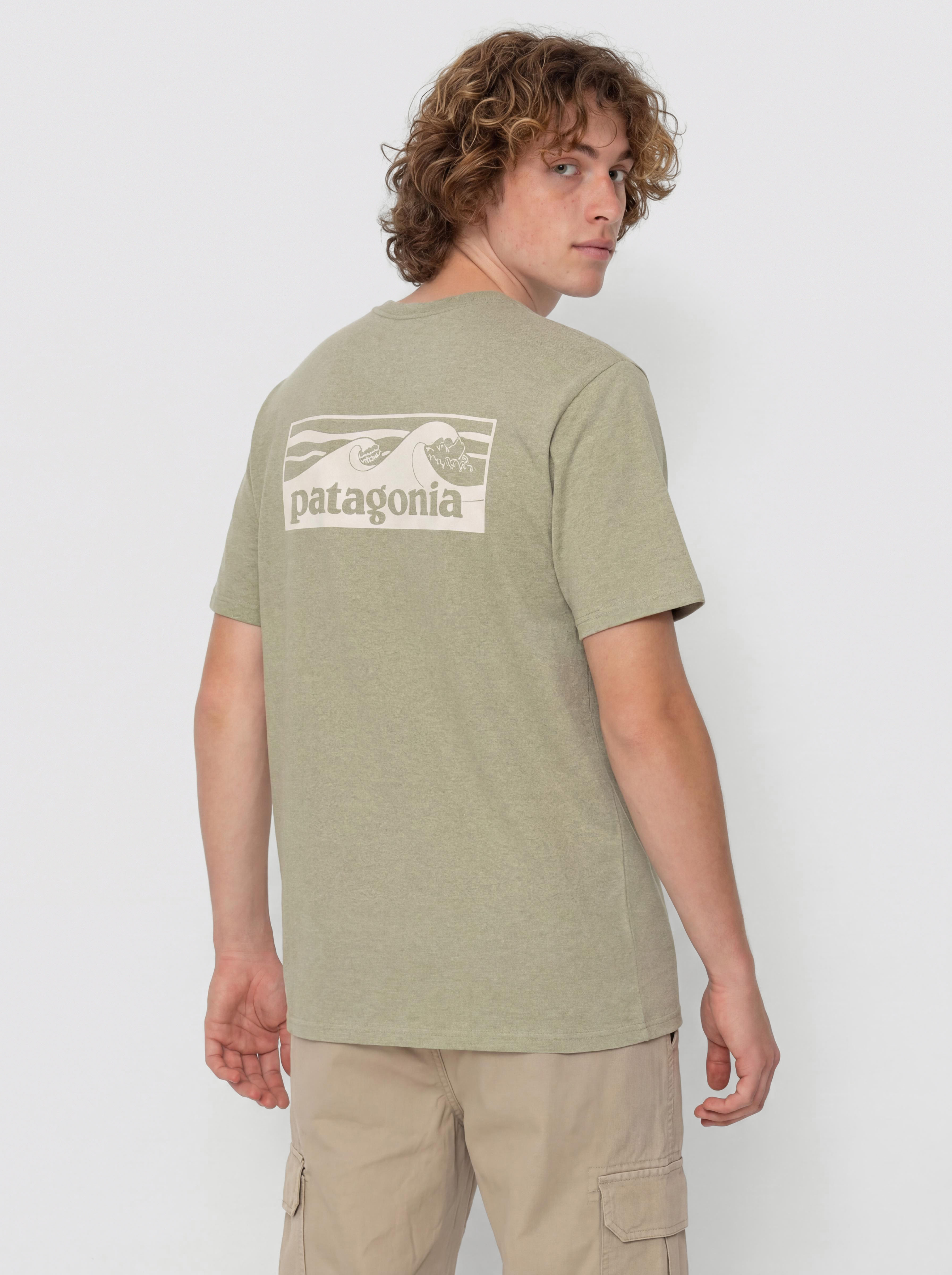 Тениска Patagonia Boardshort Logo Pocket Responsibili (gumtree green)
