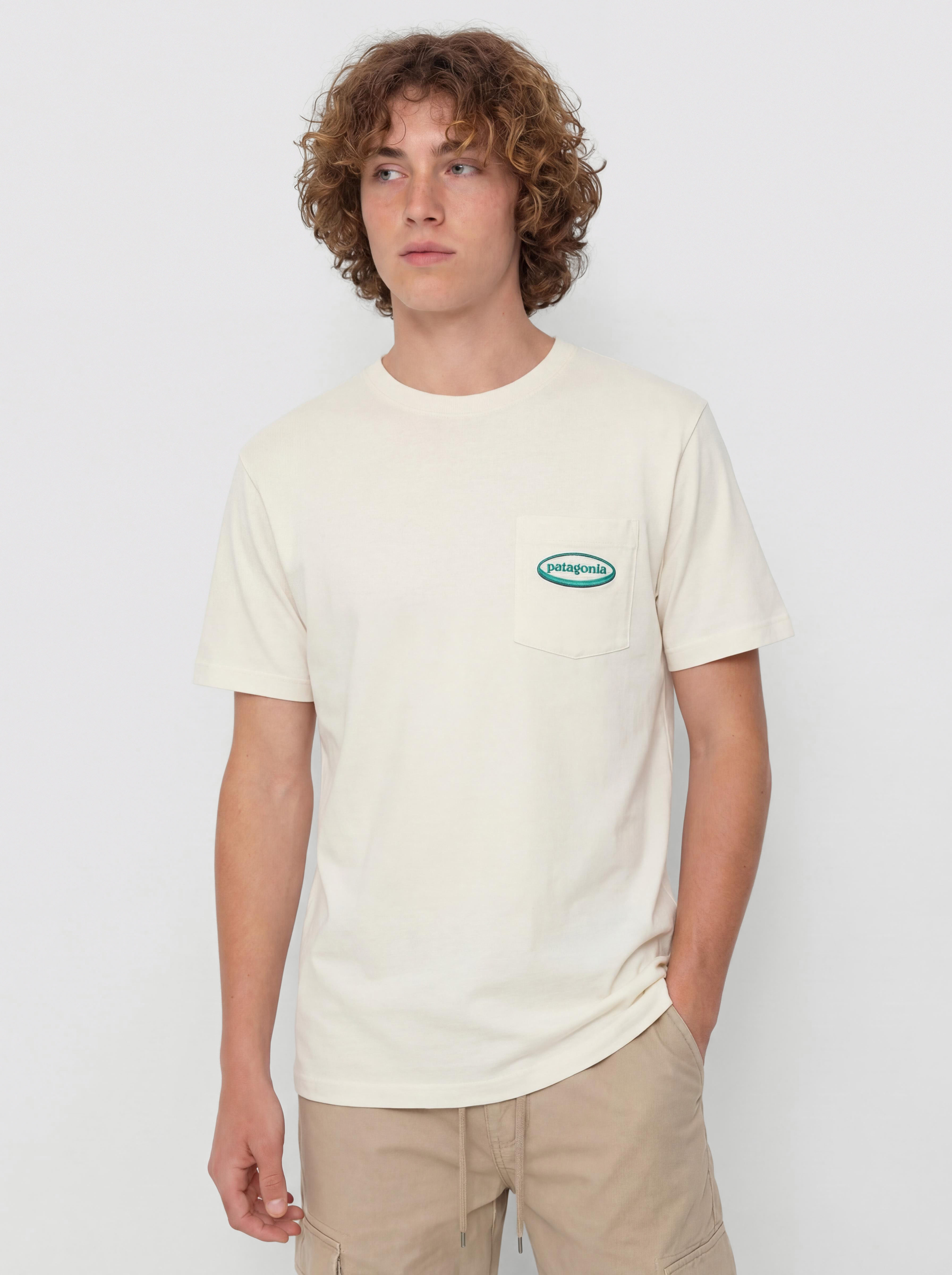 u0422u0435u043du0438u0441u043au0430 Patagonia Midweight '95 Oval Logo Pocket (undyed natural)