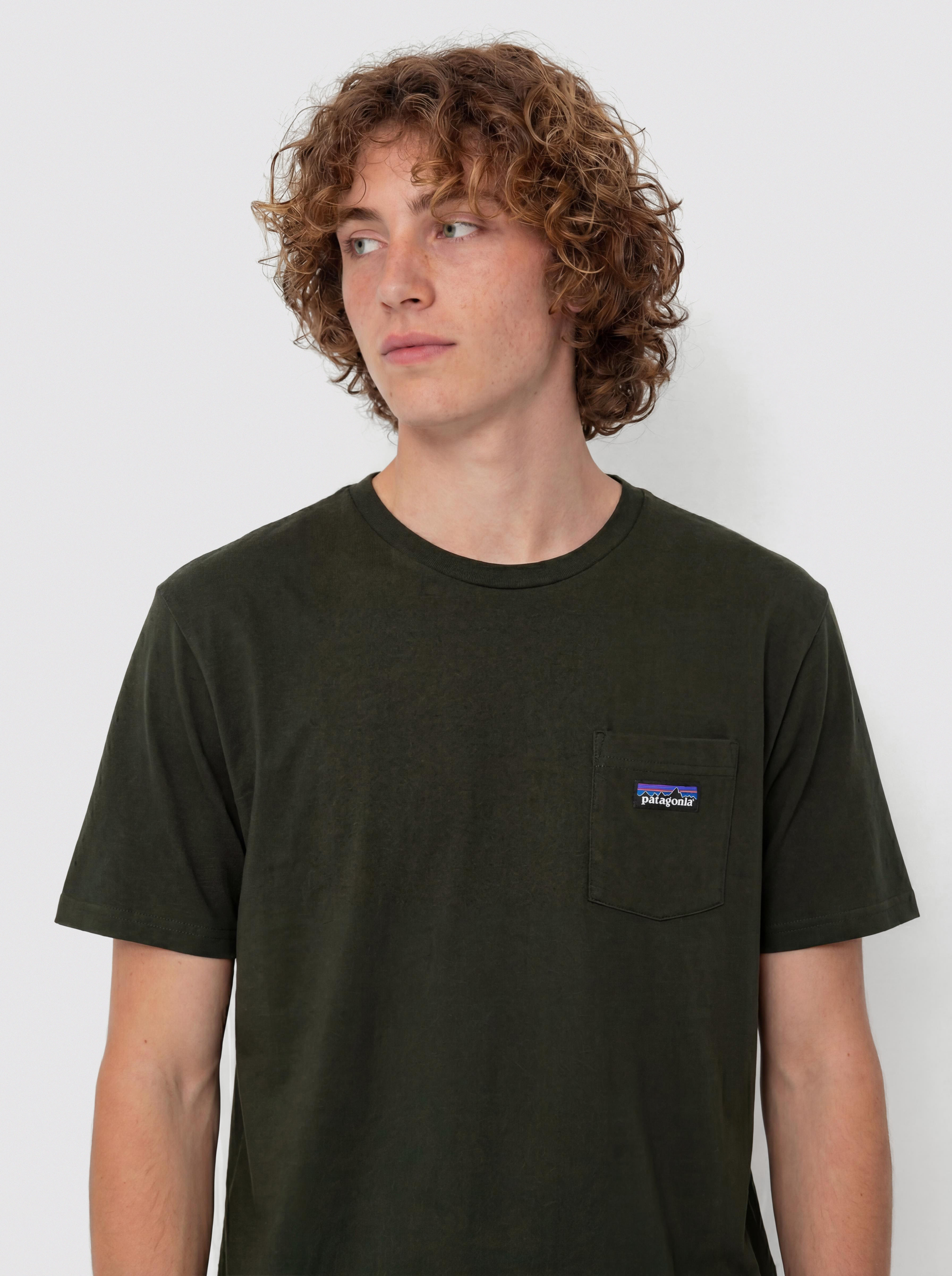 Тениска Patagonia Daily Pocket (old growth green)