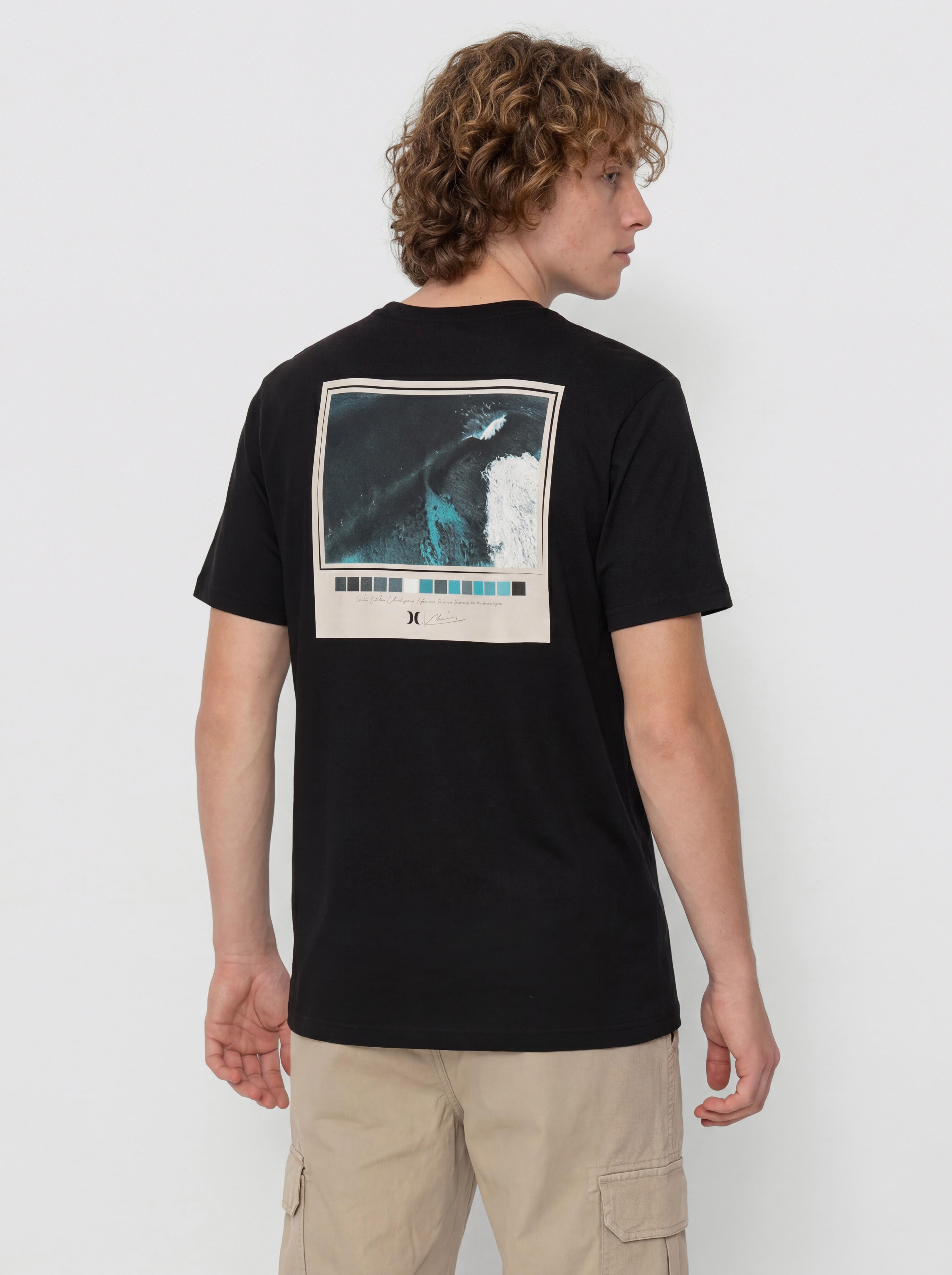Тениска Hurley Helio Pipeline Photo (black)
