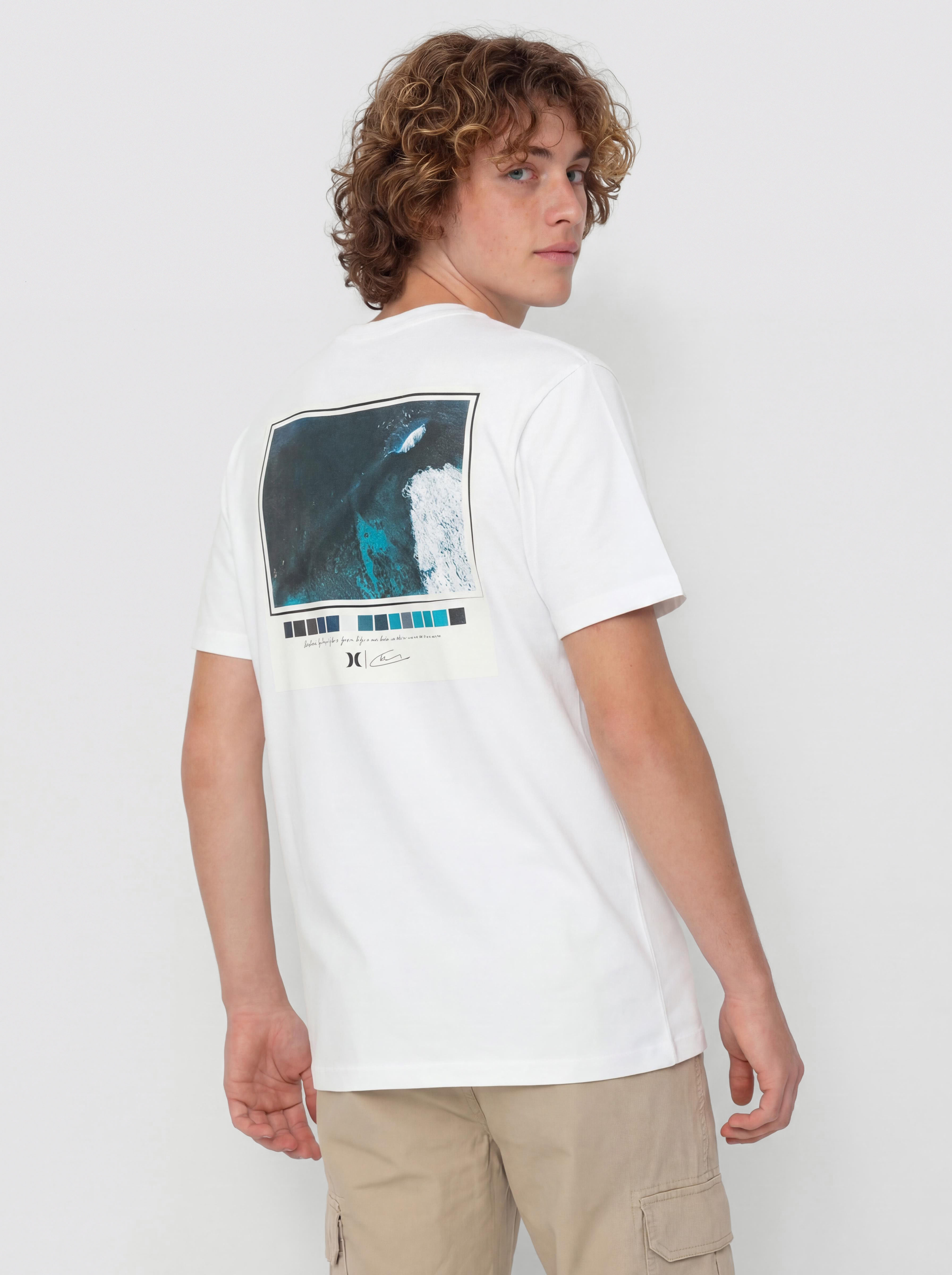 Тениска Hurley Helio Pipeline Photo (white)