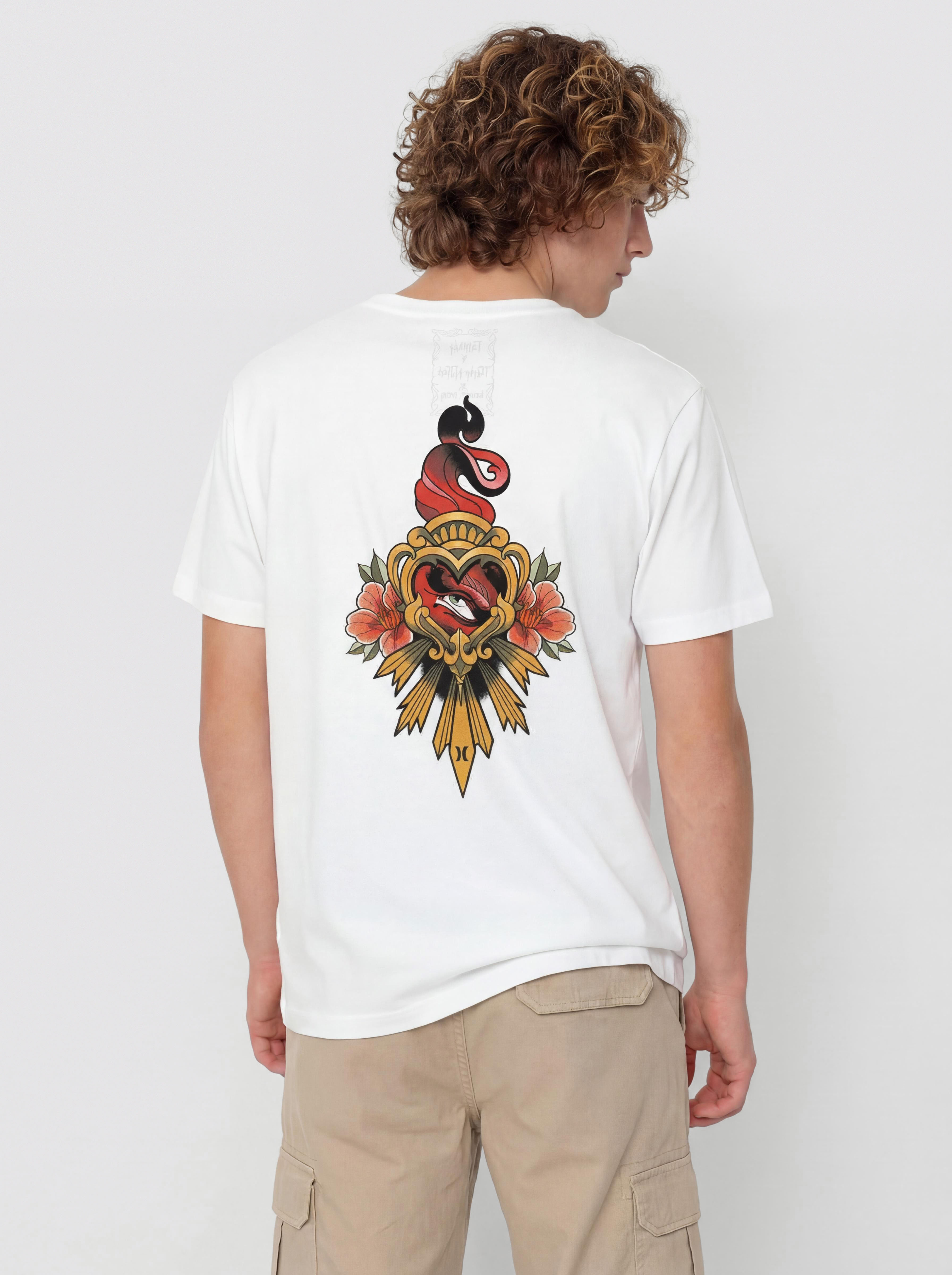 Тениска Hurley Tattoo Trudy Heart (white)