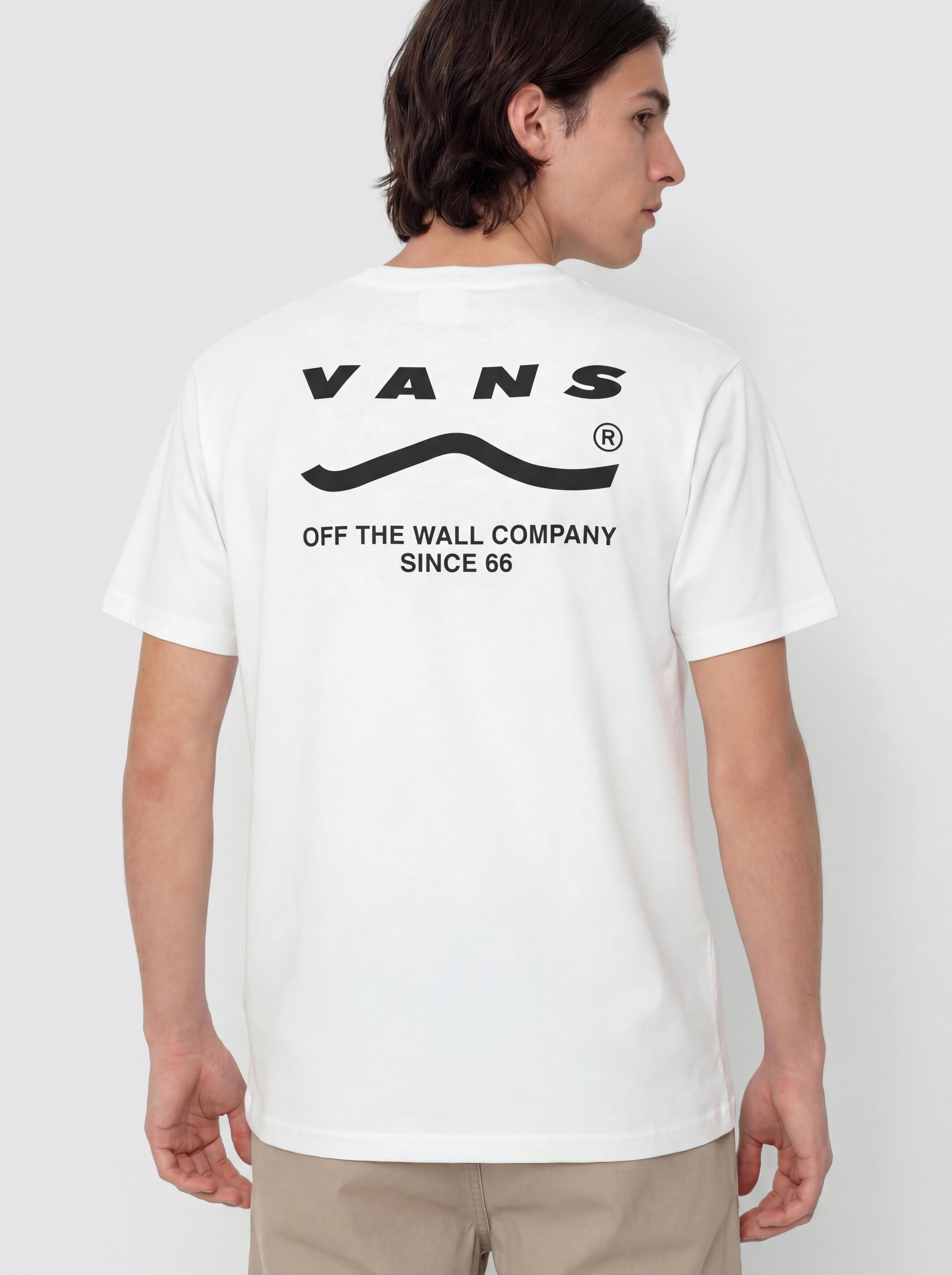 Тениска Vans Determined (white/black)
