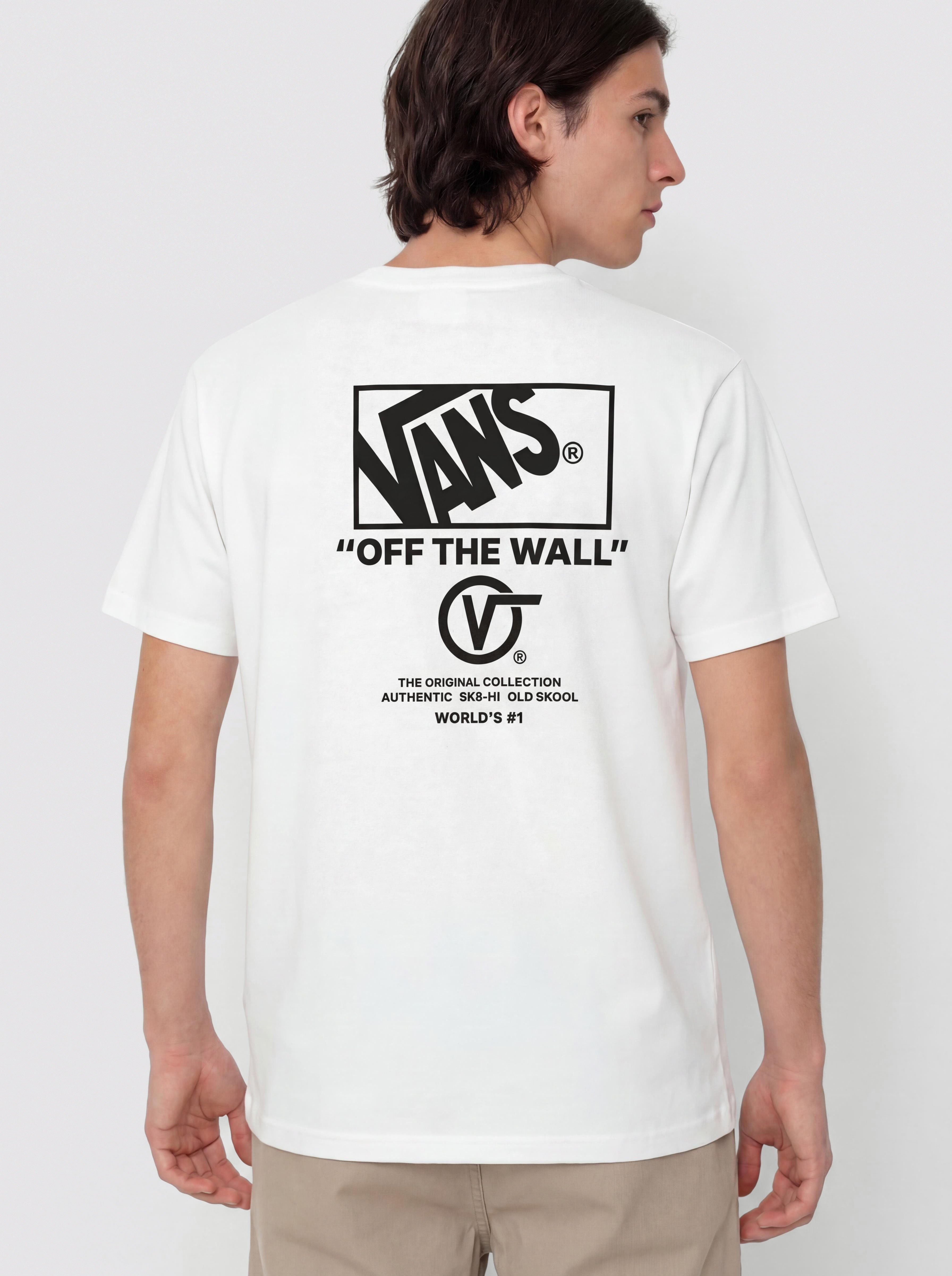 Тениска Vans Stacked Hi (white)