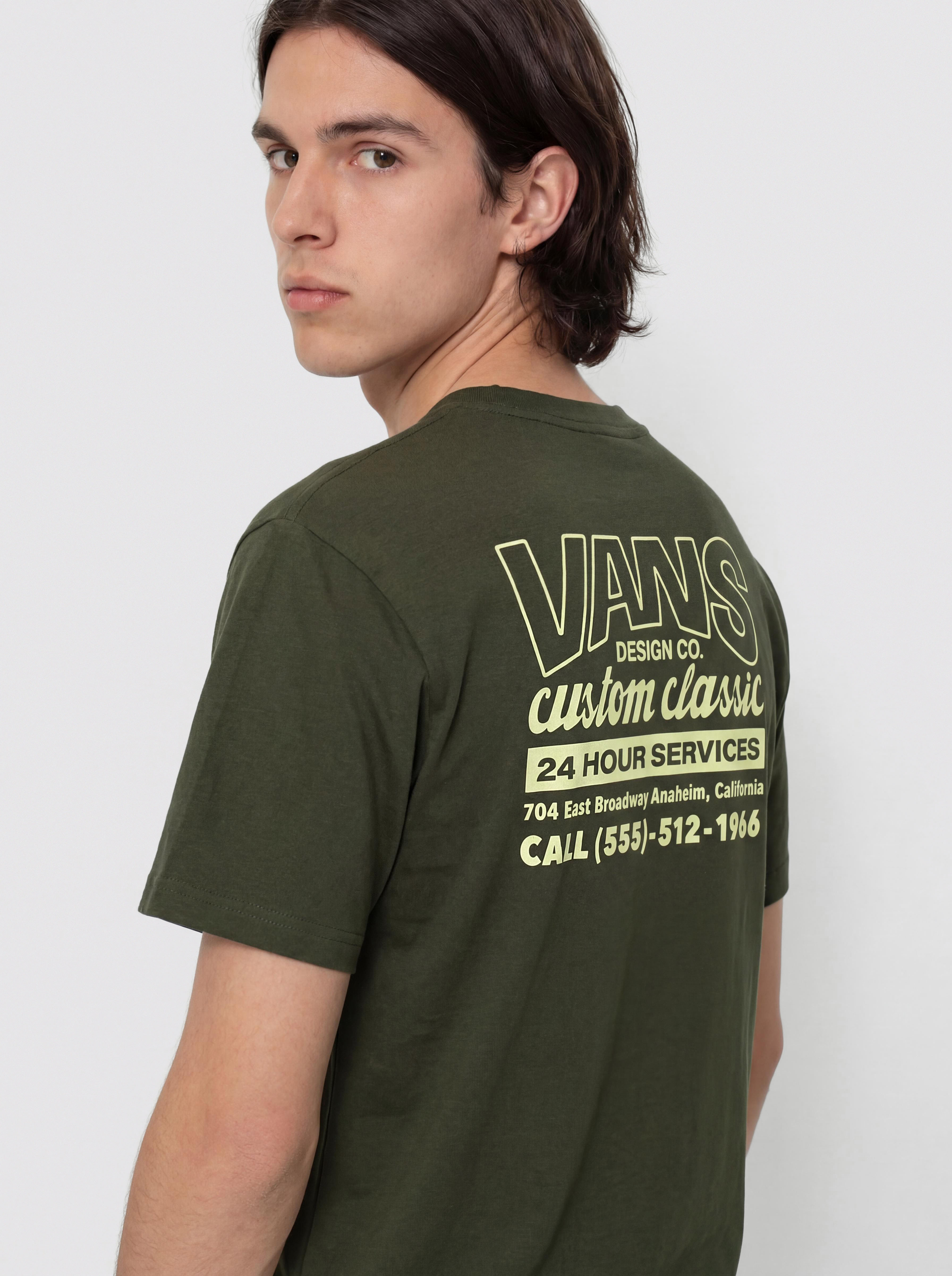 Тениска Vans Shop Front (dried kelp)