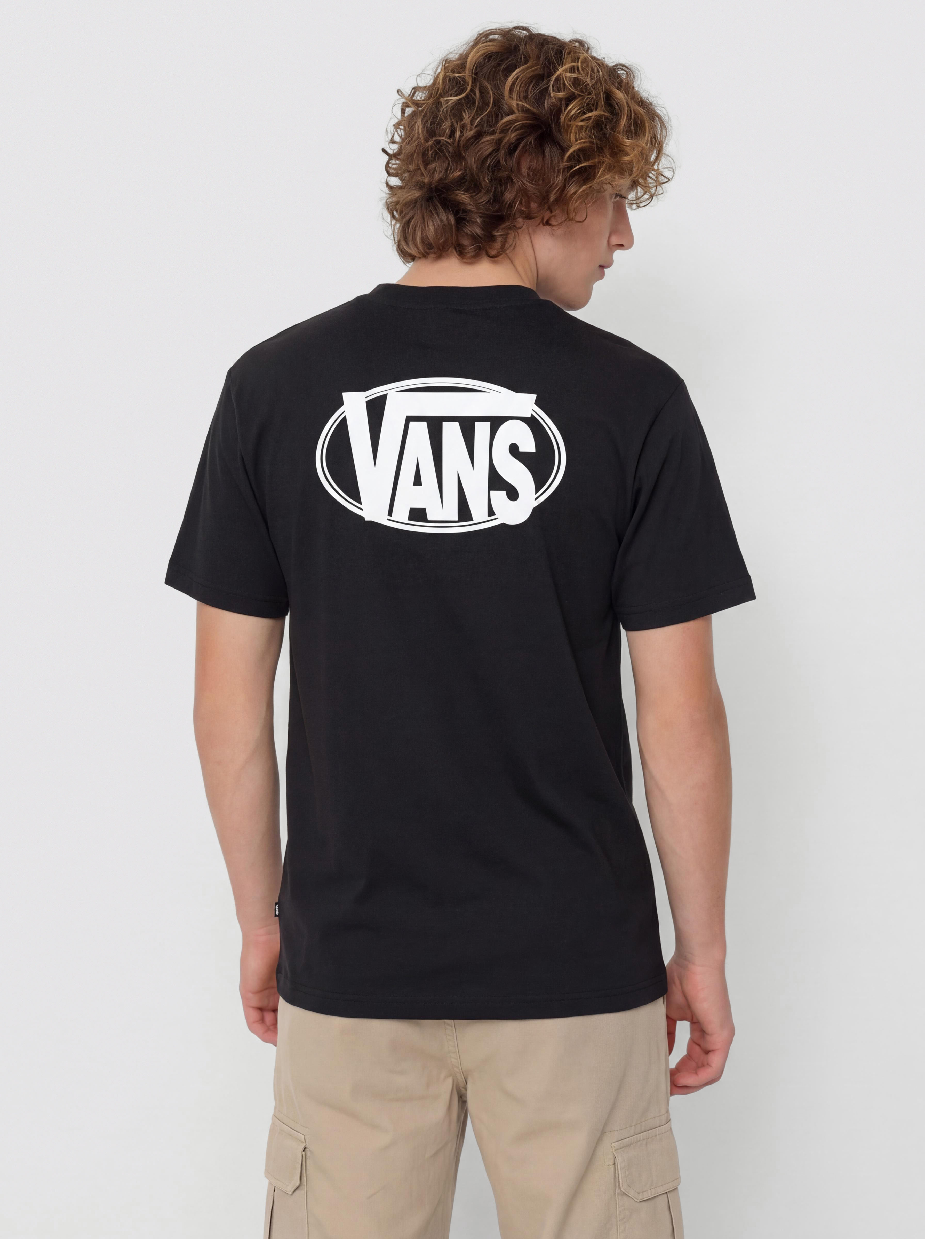 Тениска Vans Oval Logo Loose (black)
