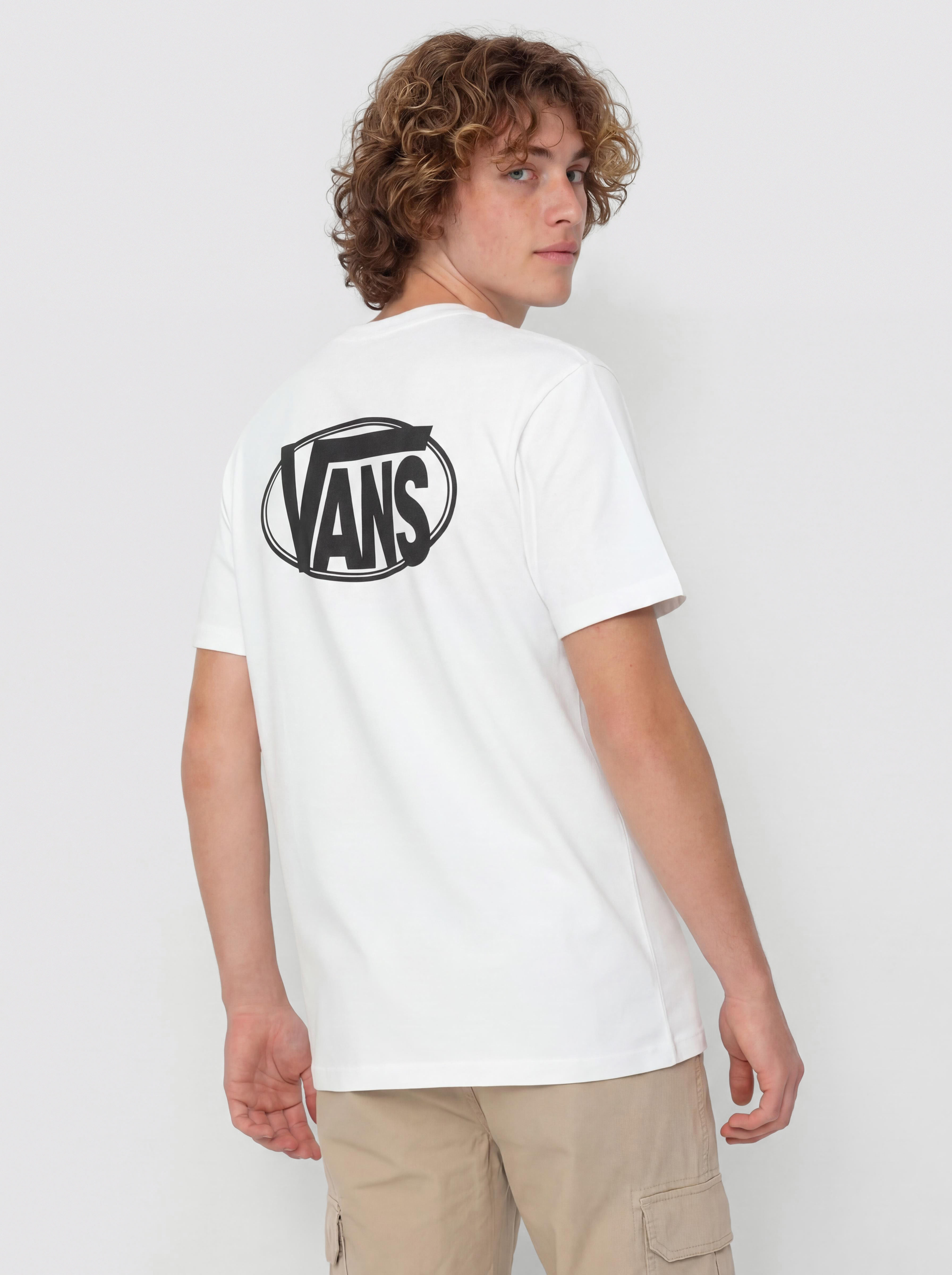 Тениска Vans Oval Logo Loose (white)