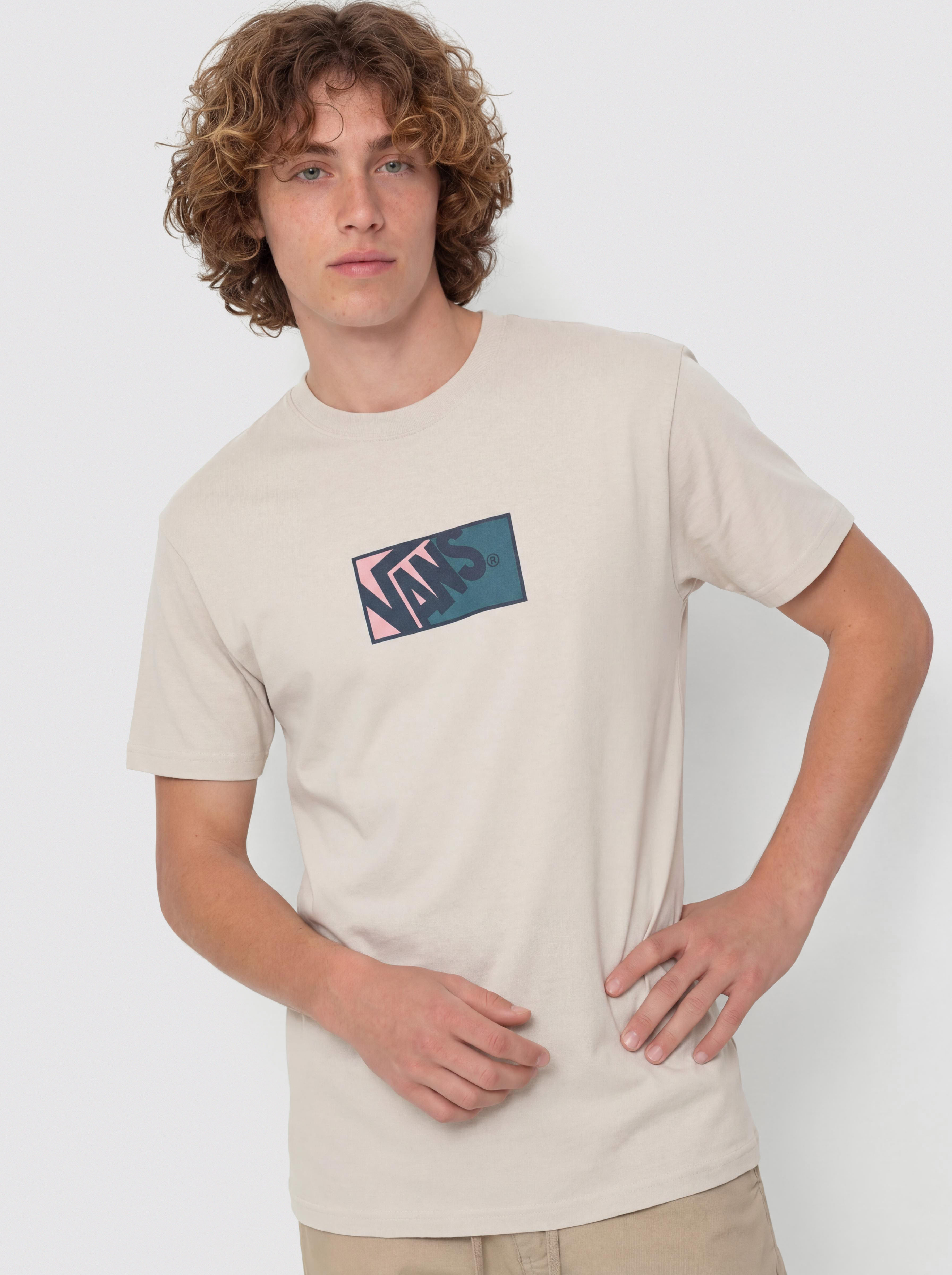 Тениска Vans Original Standards Blocked Box (taupe mist)