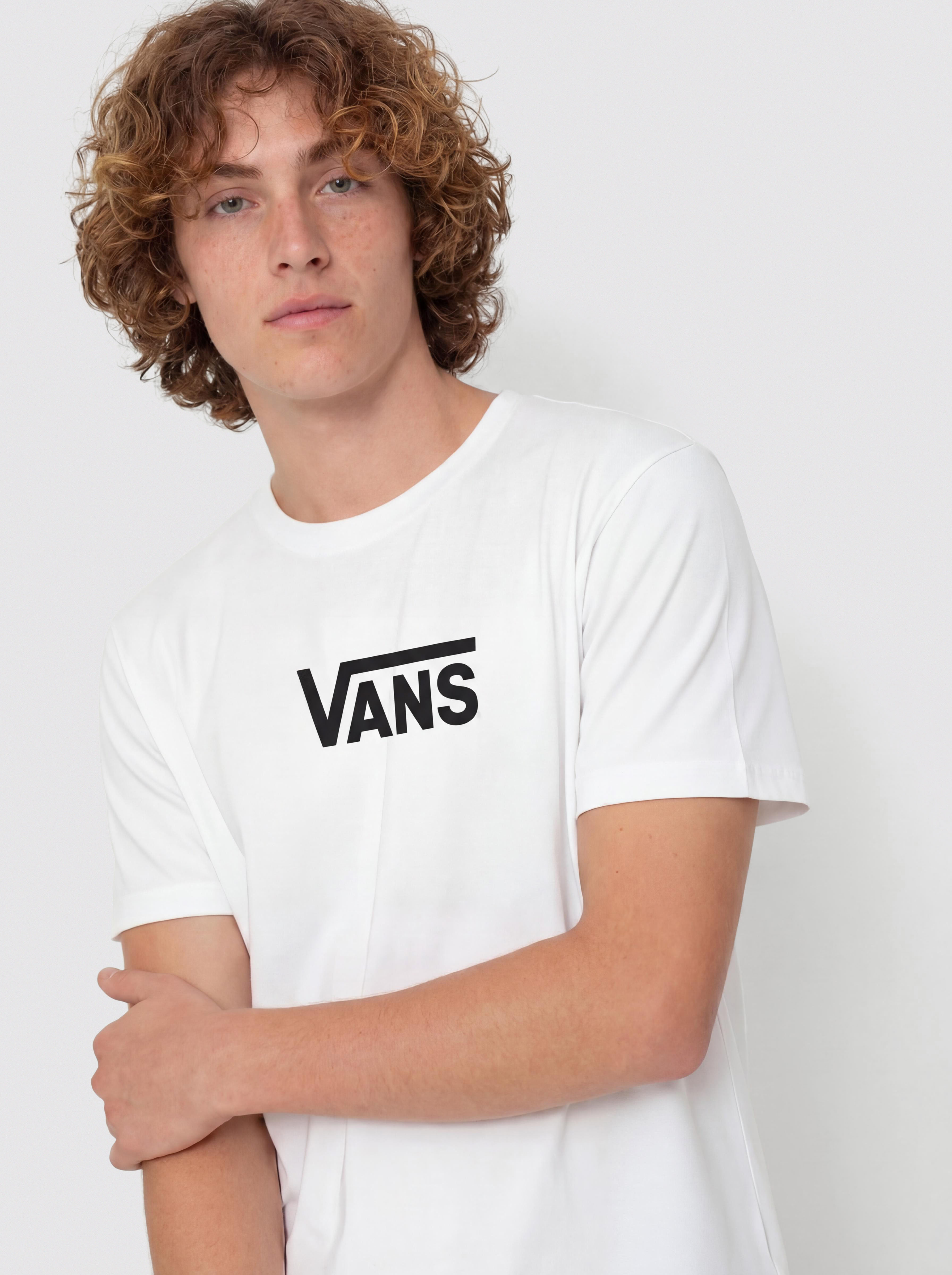 Тениска Vans Stretch Logo (white/black)