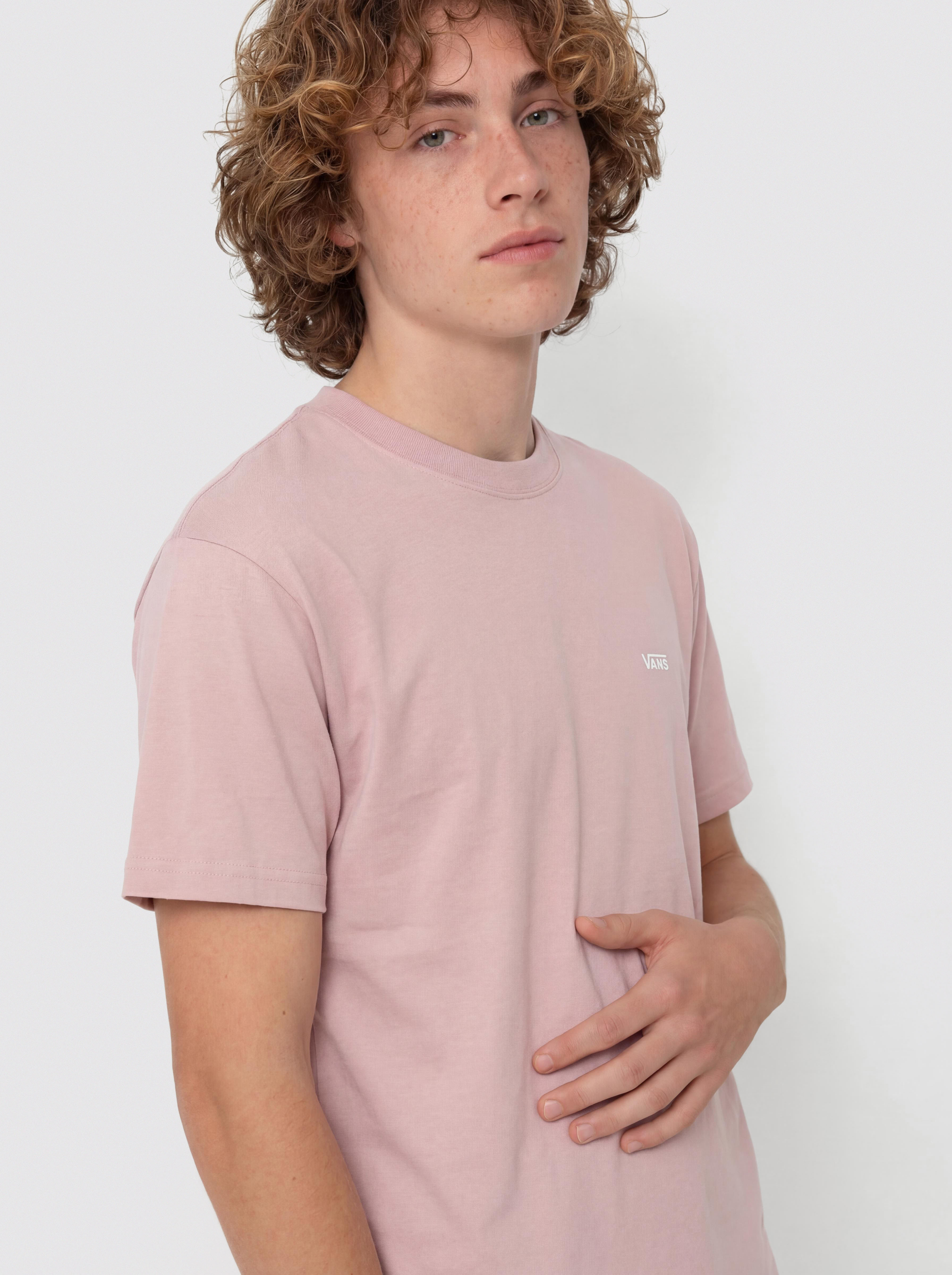 Тениска Vans Left Chest (misty mauve)