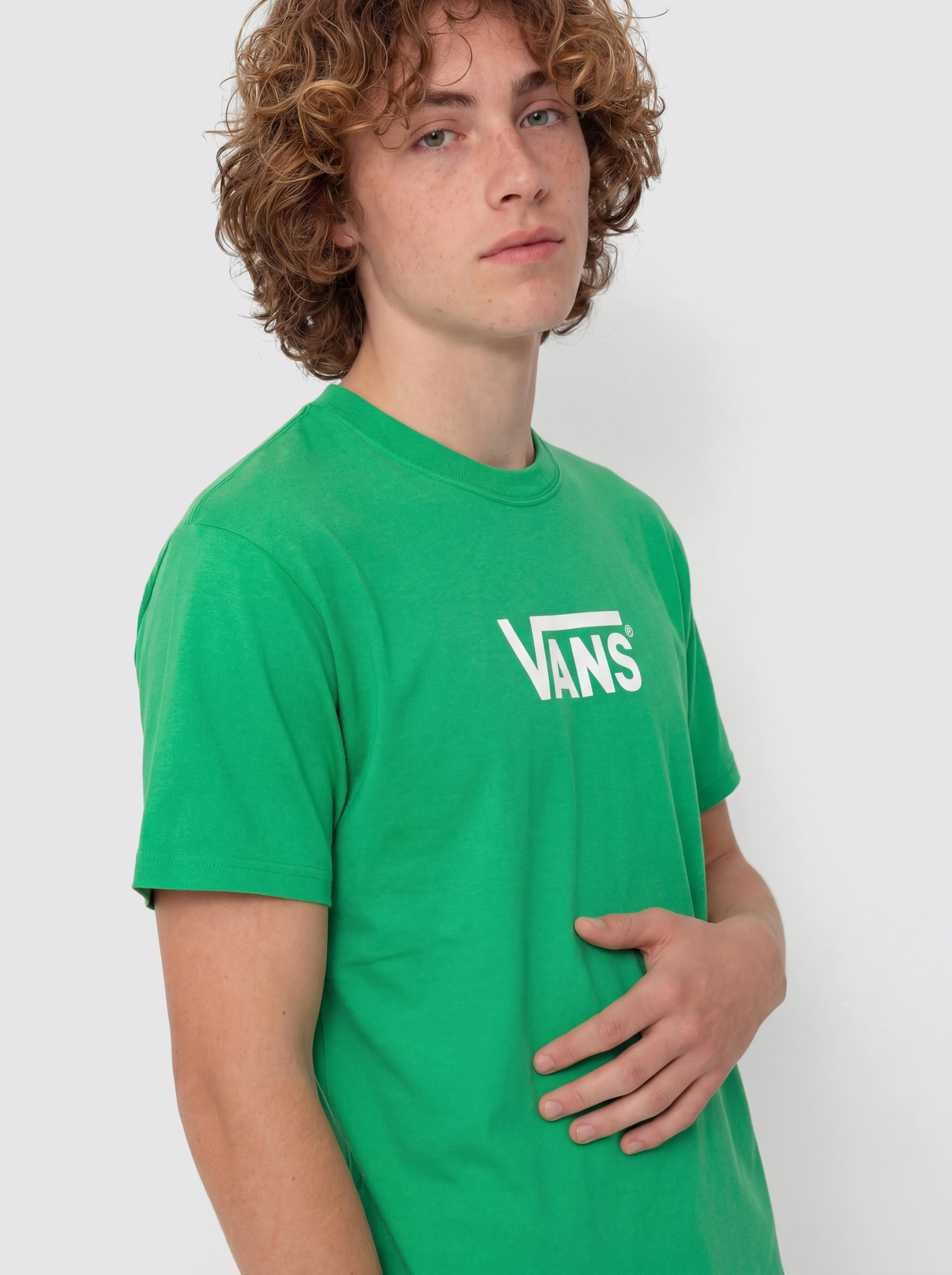 Тениска Vans Stretch Logo (vivid verdant)