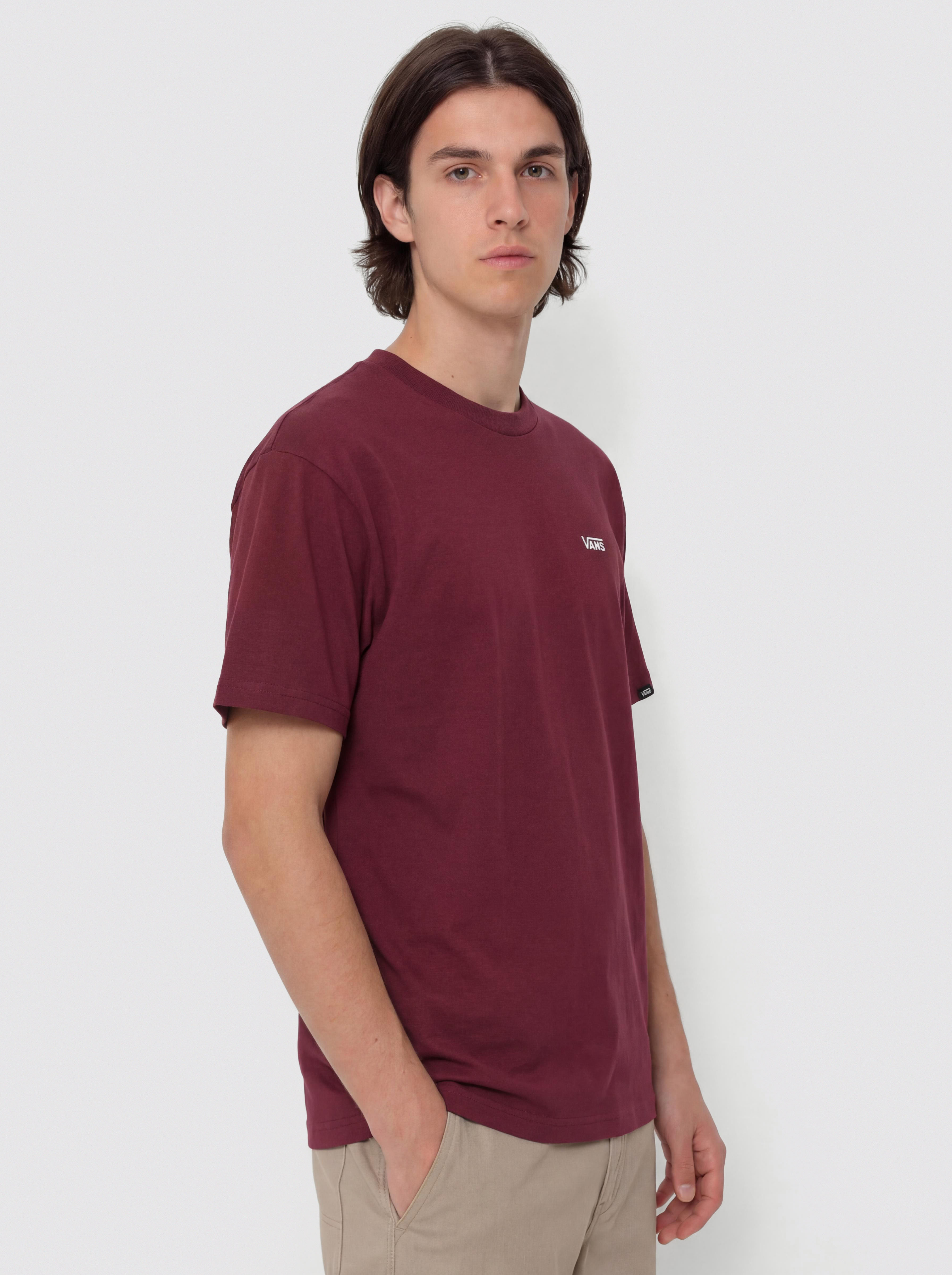 Тениска Vans Left Chest II Loose (burgundy)