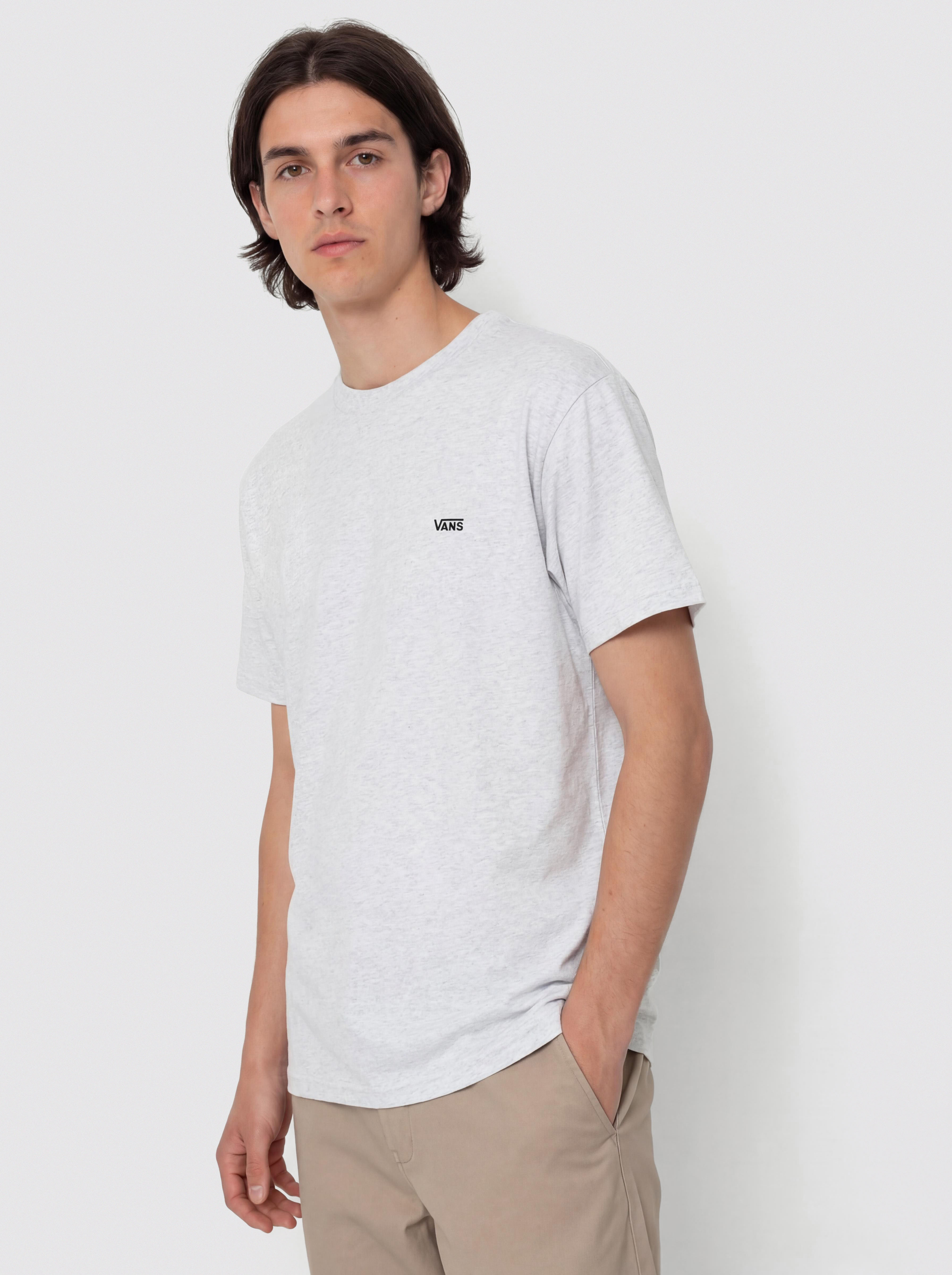Тениска Vans Left Chest (light grey heather)