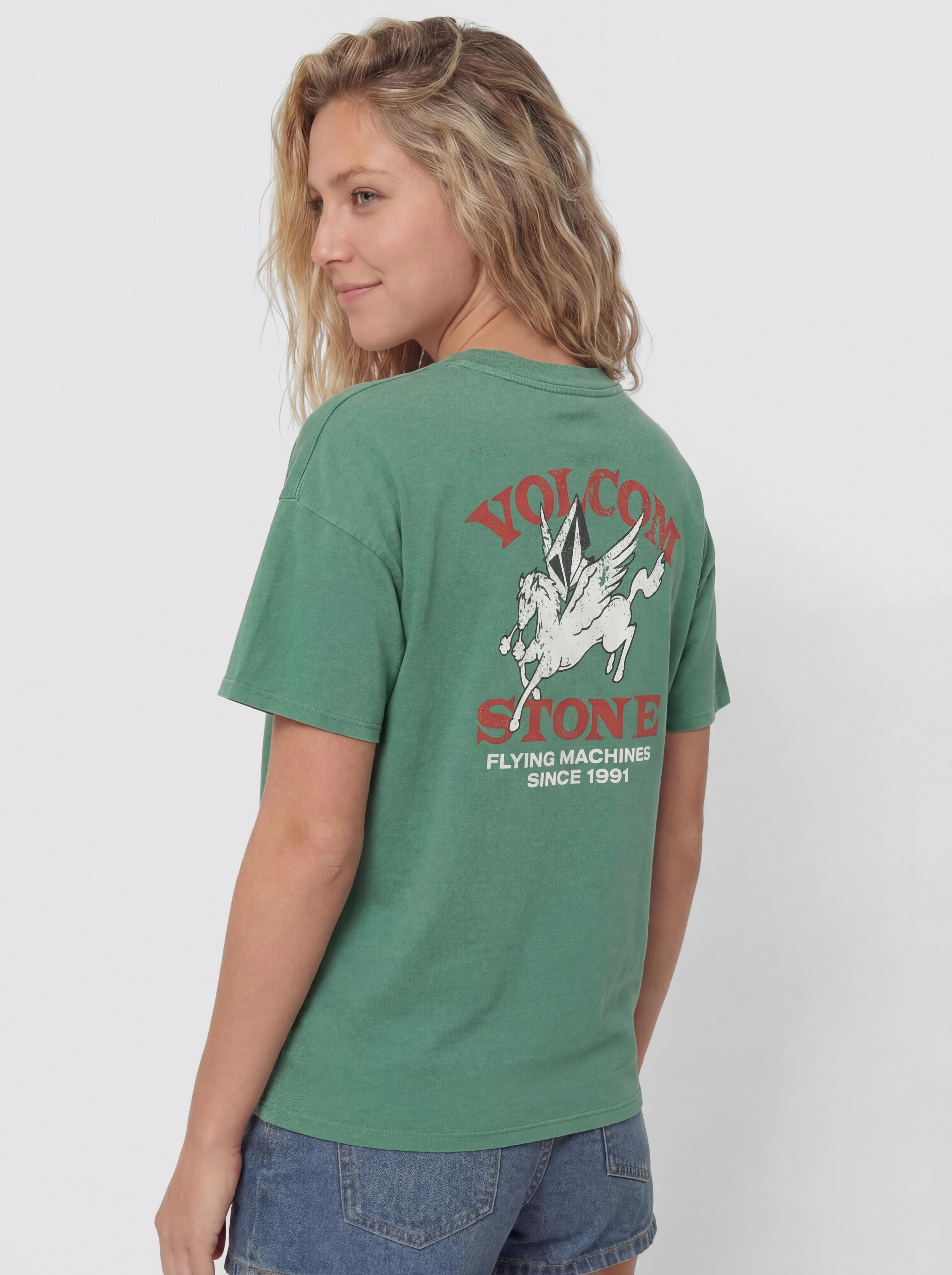Тениска Volcom Voltrip Wmn (evergreen)