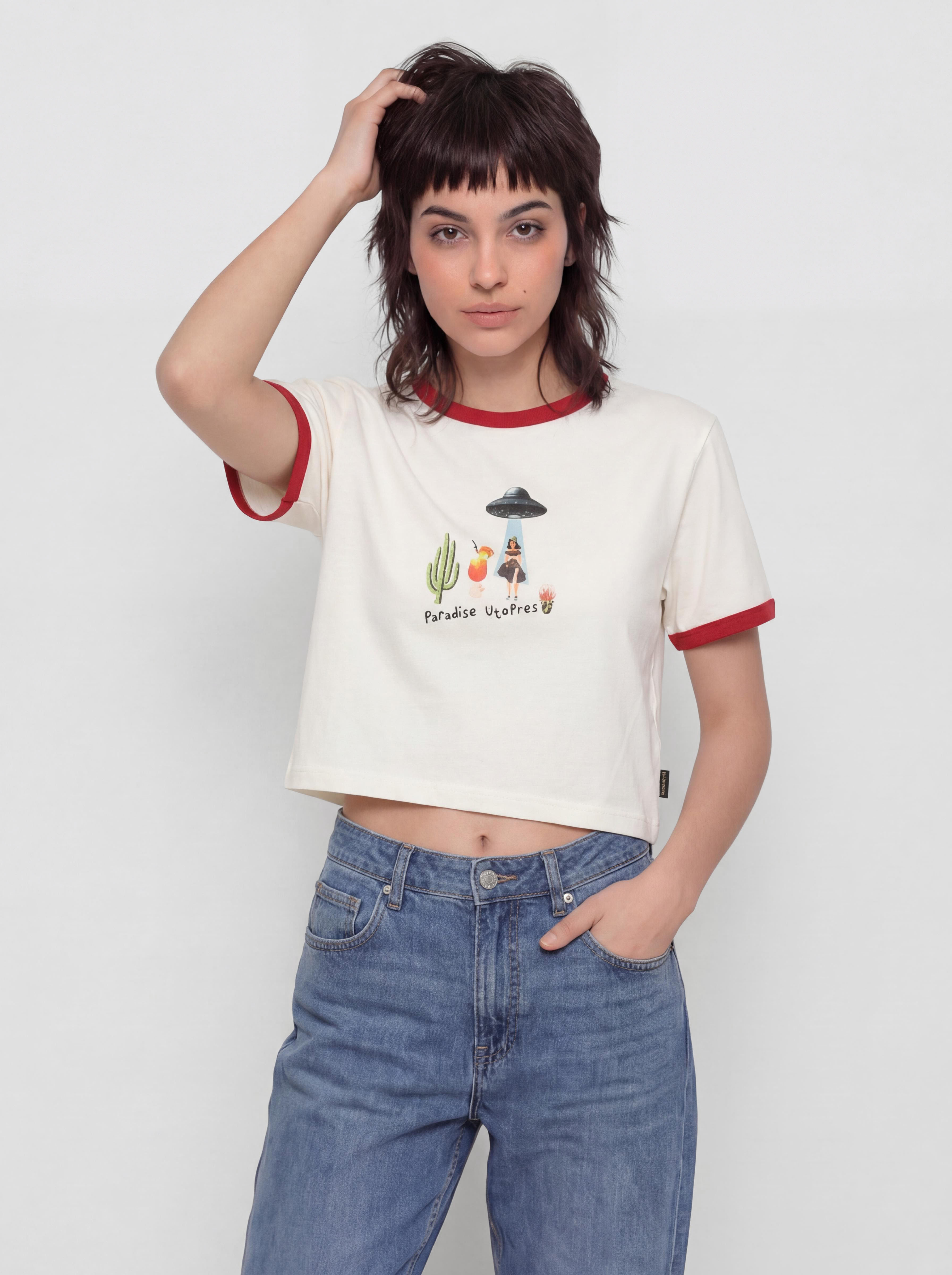 Тениска Volcom Fa Mickey Mason Wmn (off white)