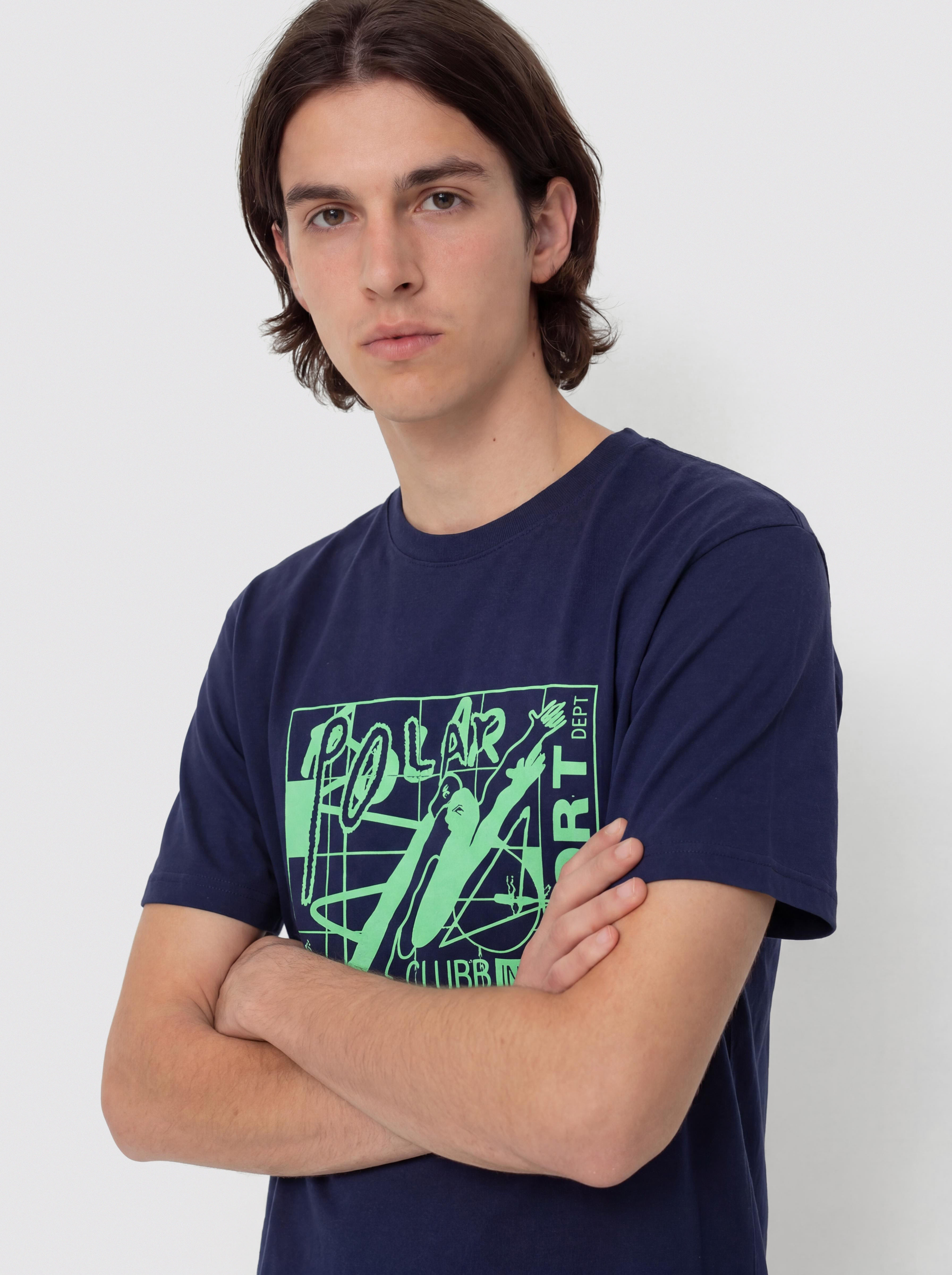 Тениска Polar Skate Clubb Inc (dark blue)