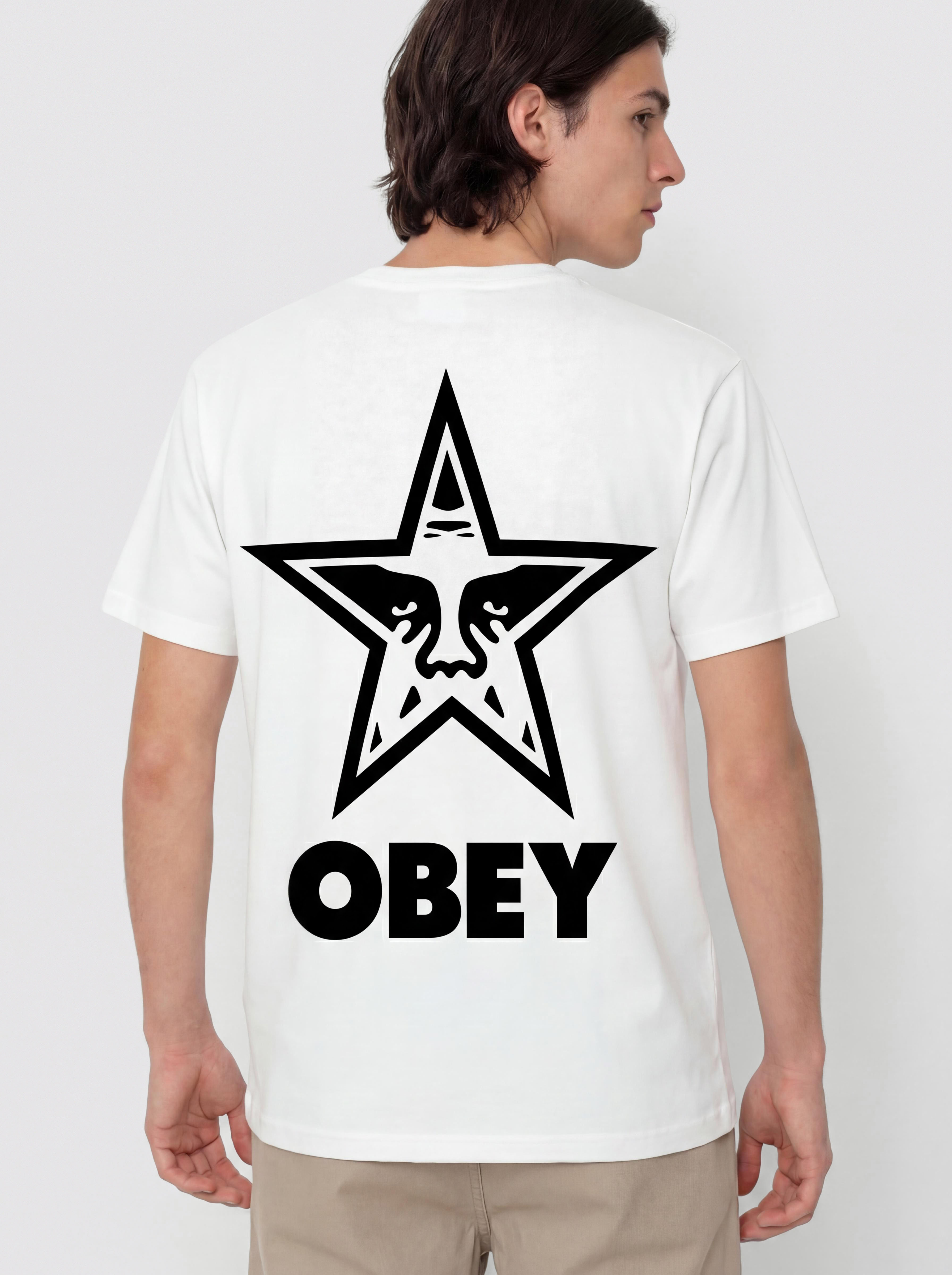 Тениска OBEY Obey Bold Star (pigmnet vintage white)